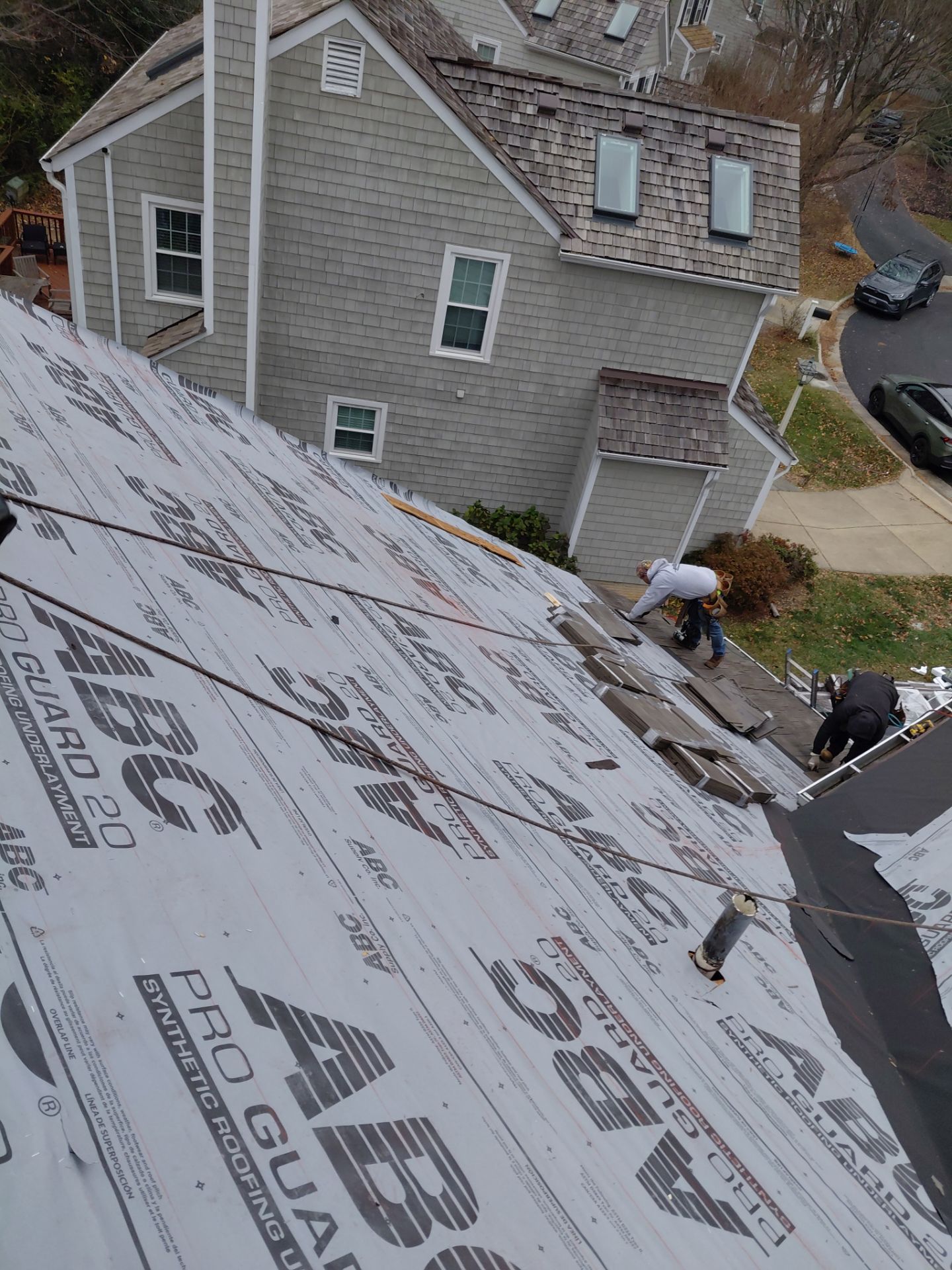 Reston :  Residential Roof Replacement with Brava Synthetic Cedar Shake Class C Natural  by RM Banning, Inc.