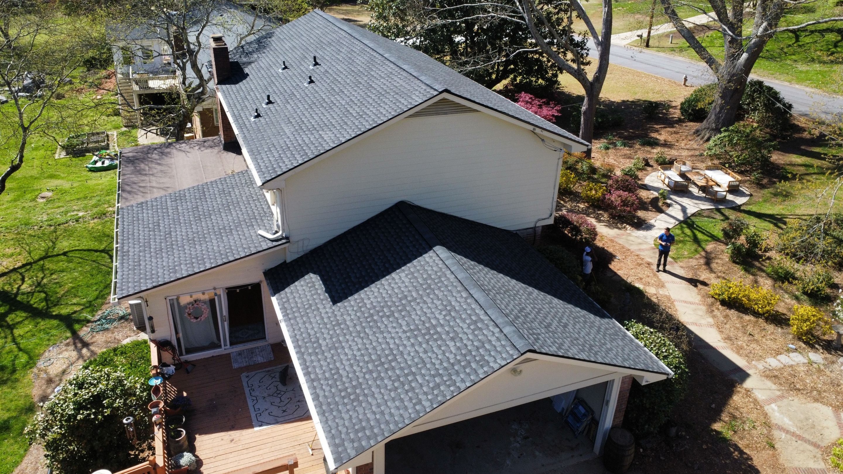 Roswell, GA Roof Replacement GAF Timberline UHDZ Charcoal by Reset Roofing