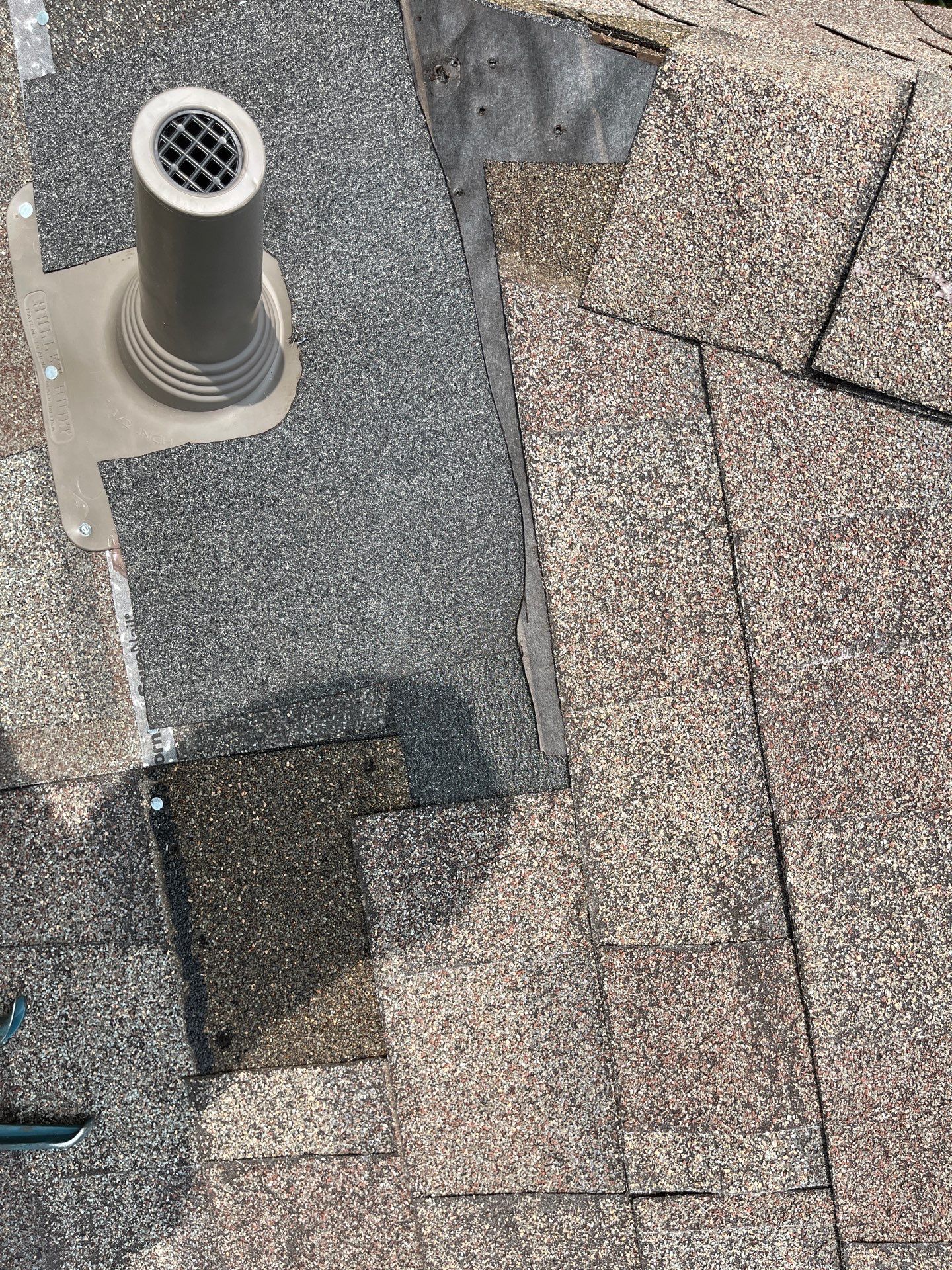 Hail Damage using Owen's Corning Duration (Lifetime) Shingles by Roof Repair Company