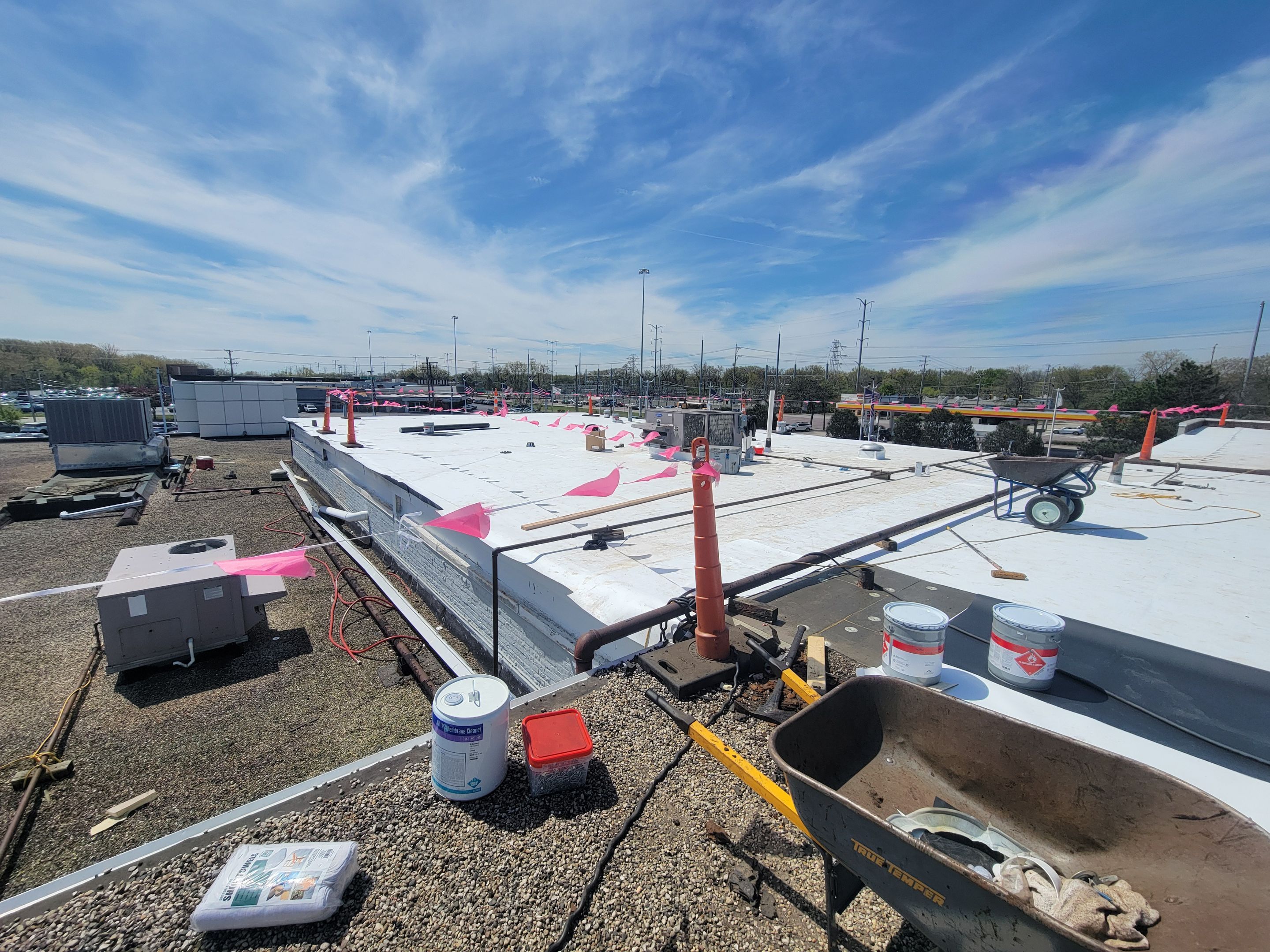 Ford Dealership - Re-Roof by Pink Roofing