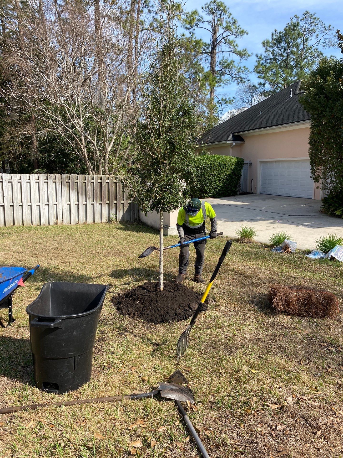 Deerwood Resident | Tree Install by ProGreen Services