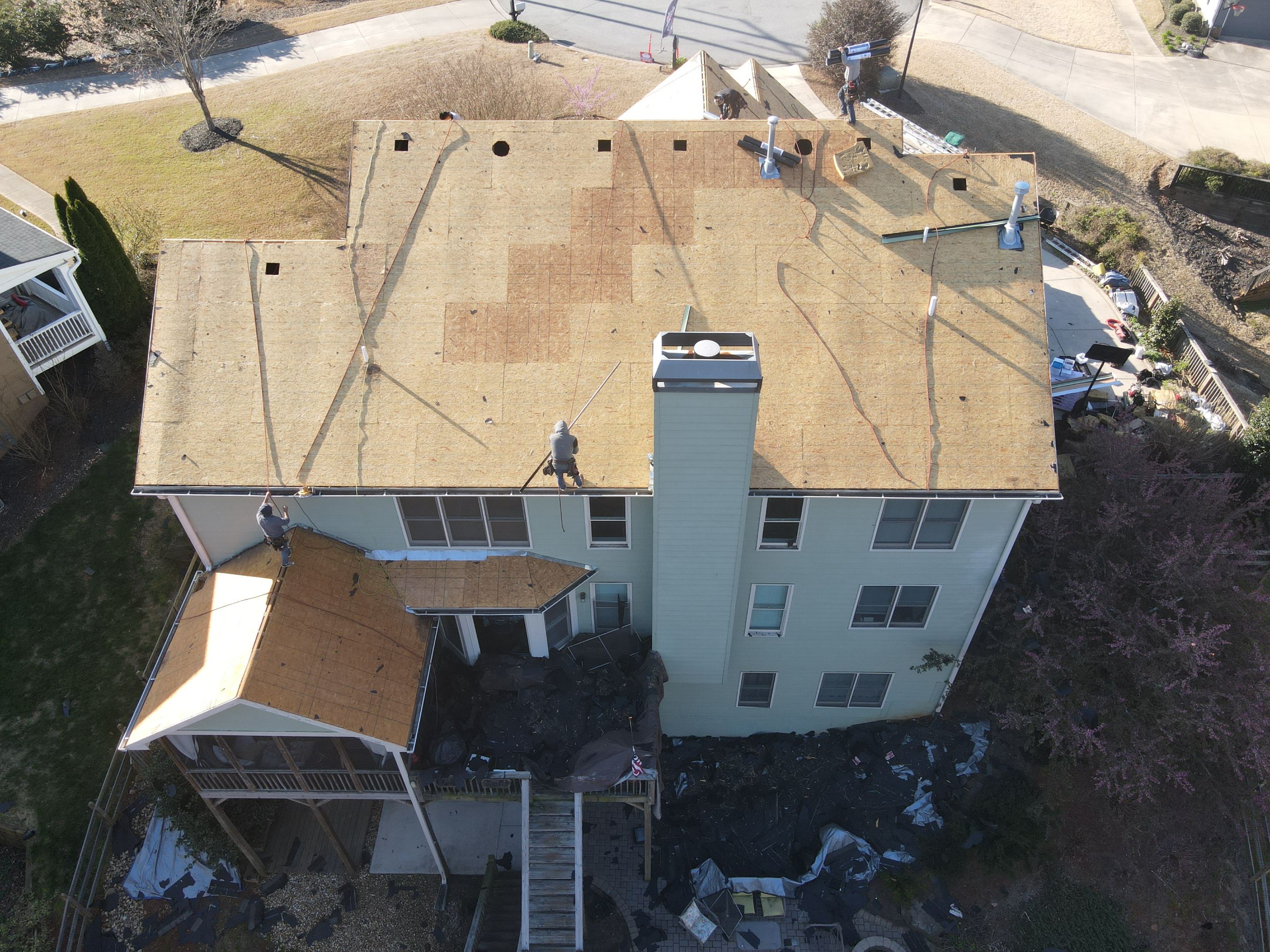 Commercial Roofing Installation using Owens Corning by Inspector Roofing and Restoration