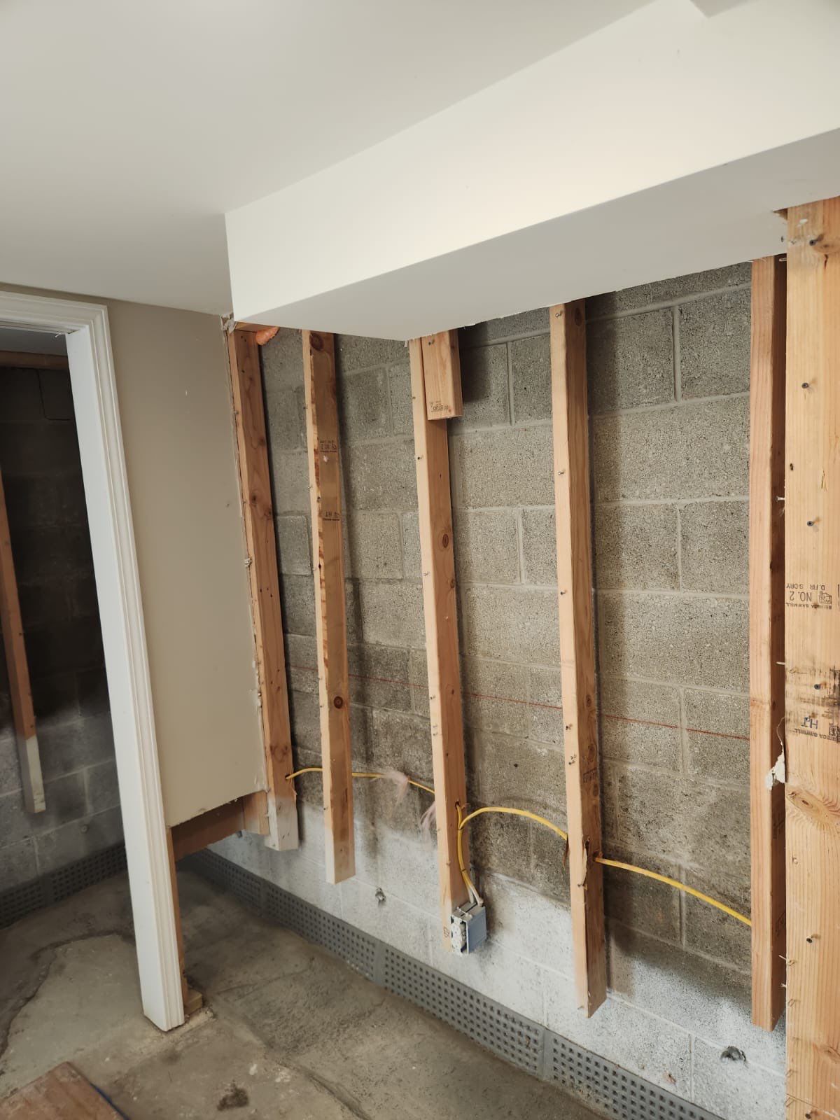 Interior French Drain & Wall Vapor Barrier Boonton NJ by Pure Service Pro, LLC 