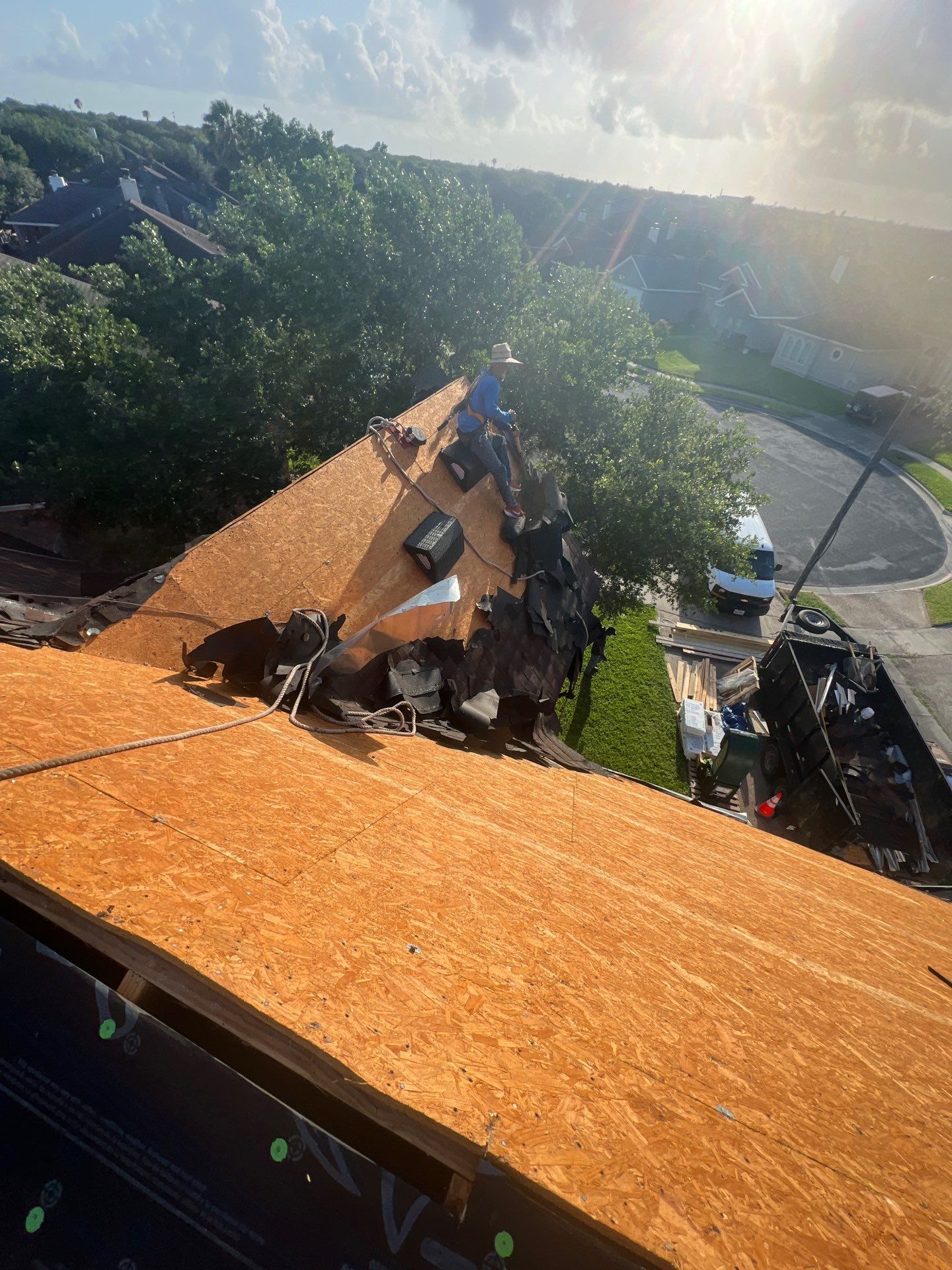 Steep and High...Let's get It! by Bayfront Roofing and Construction