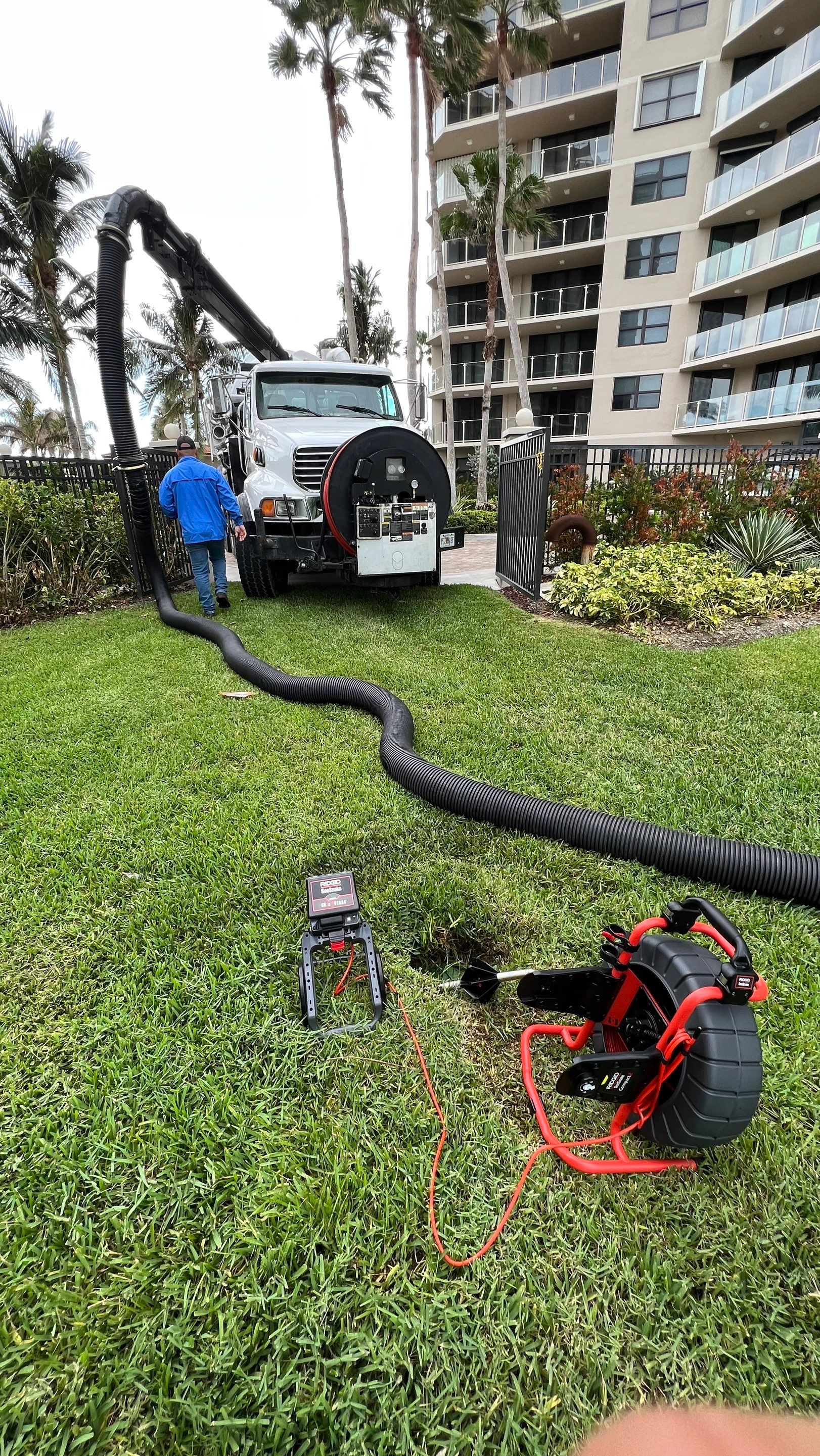 Condo Storm Water System Maintenance by APS Power & Water