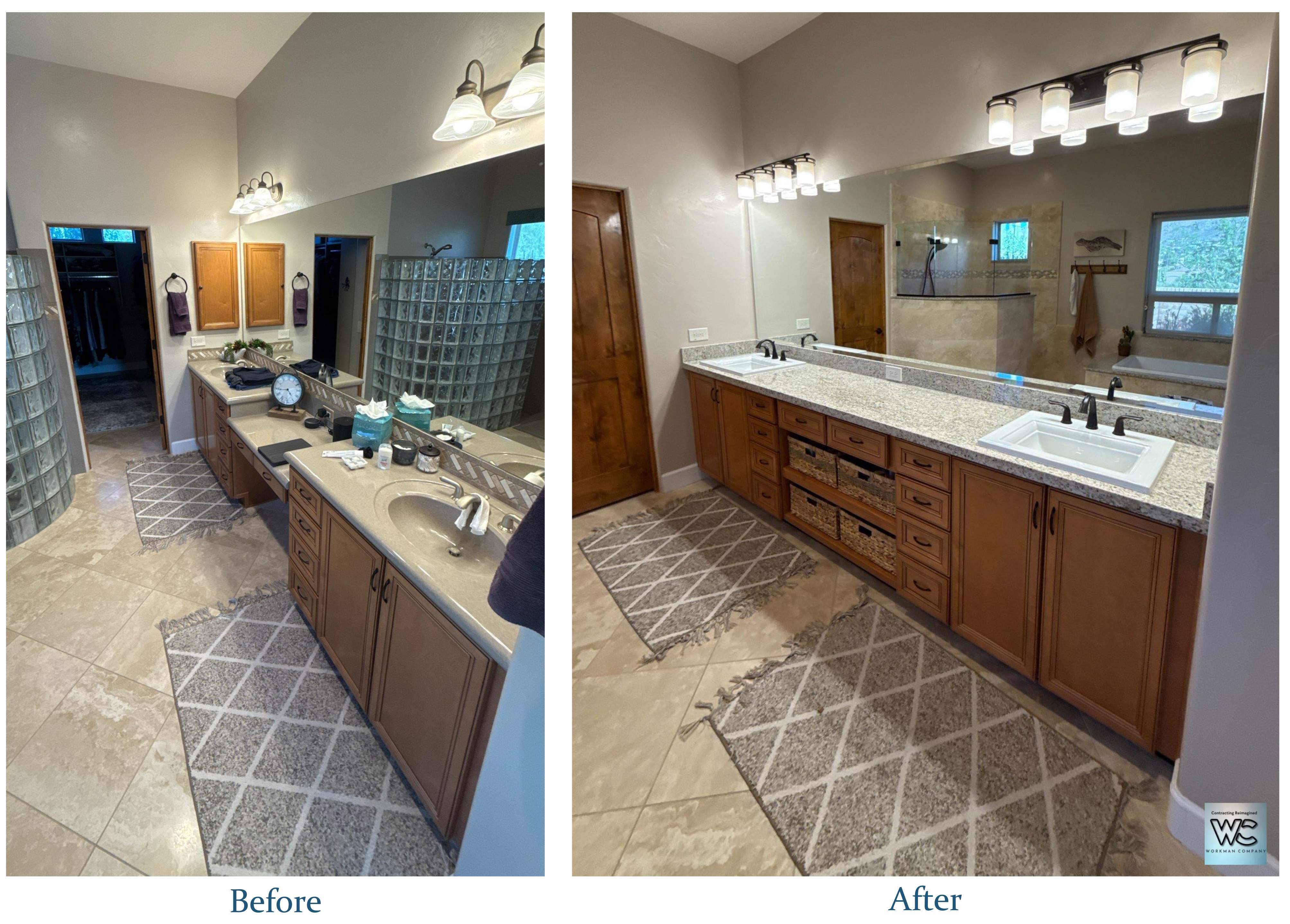 Pinnacle Ridge Bathroom Remodel by Workman Company LLC