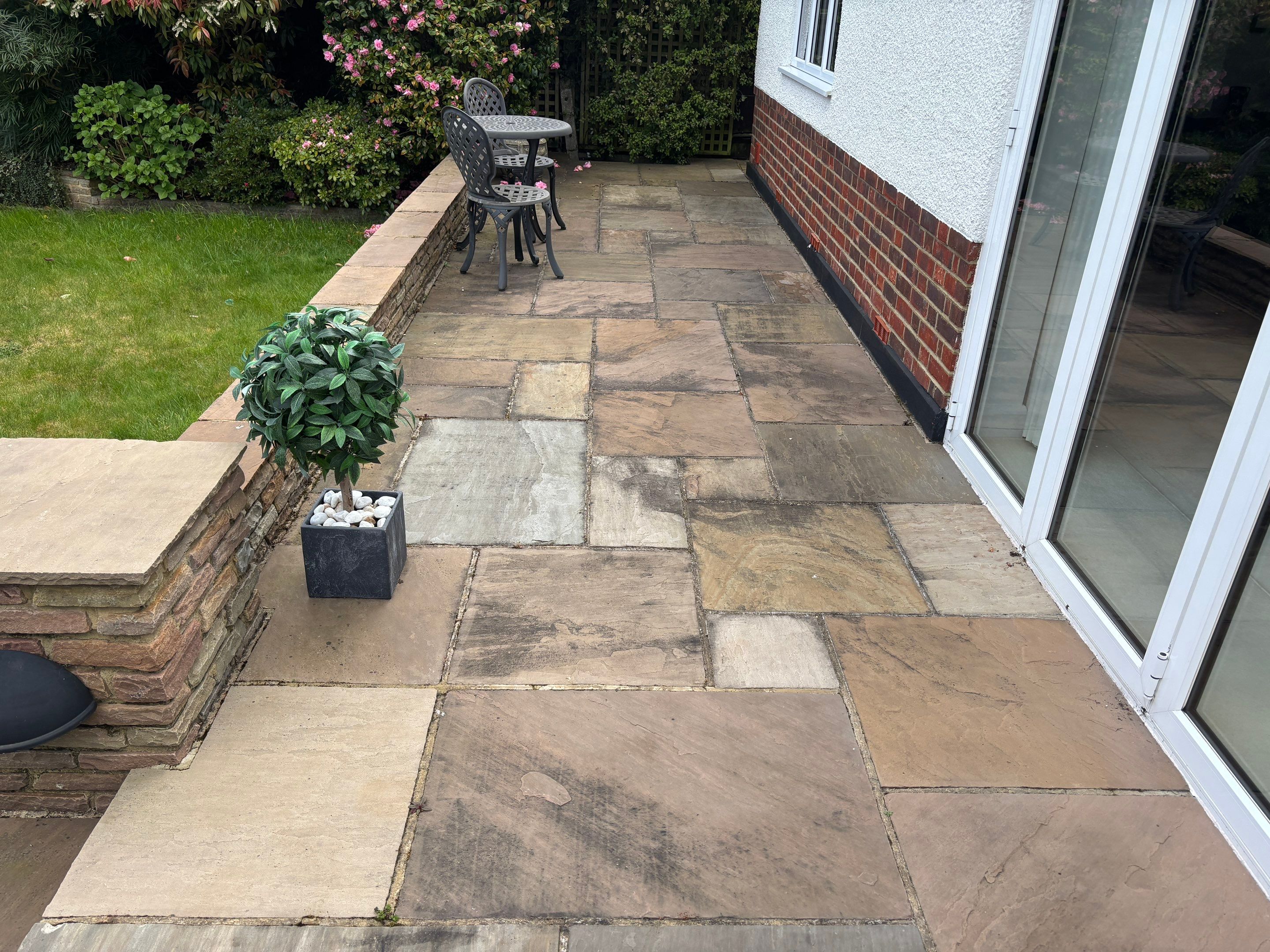 Patio and Lean to clean Epsom by Ges Exterior Cleaning ltd