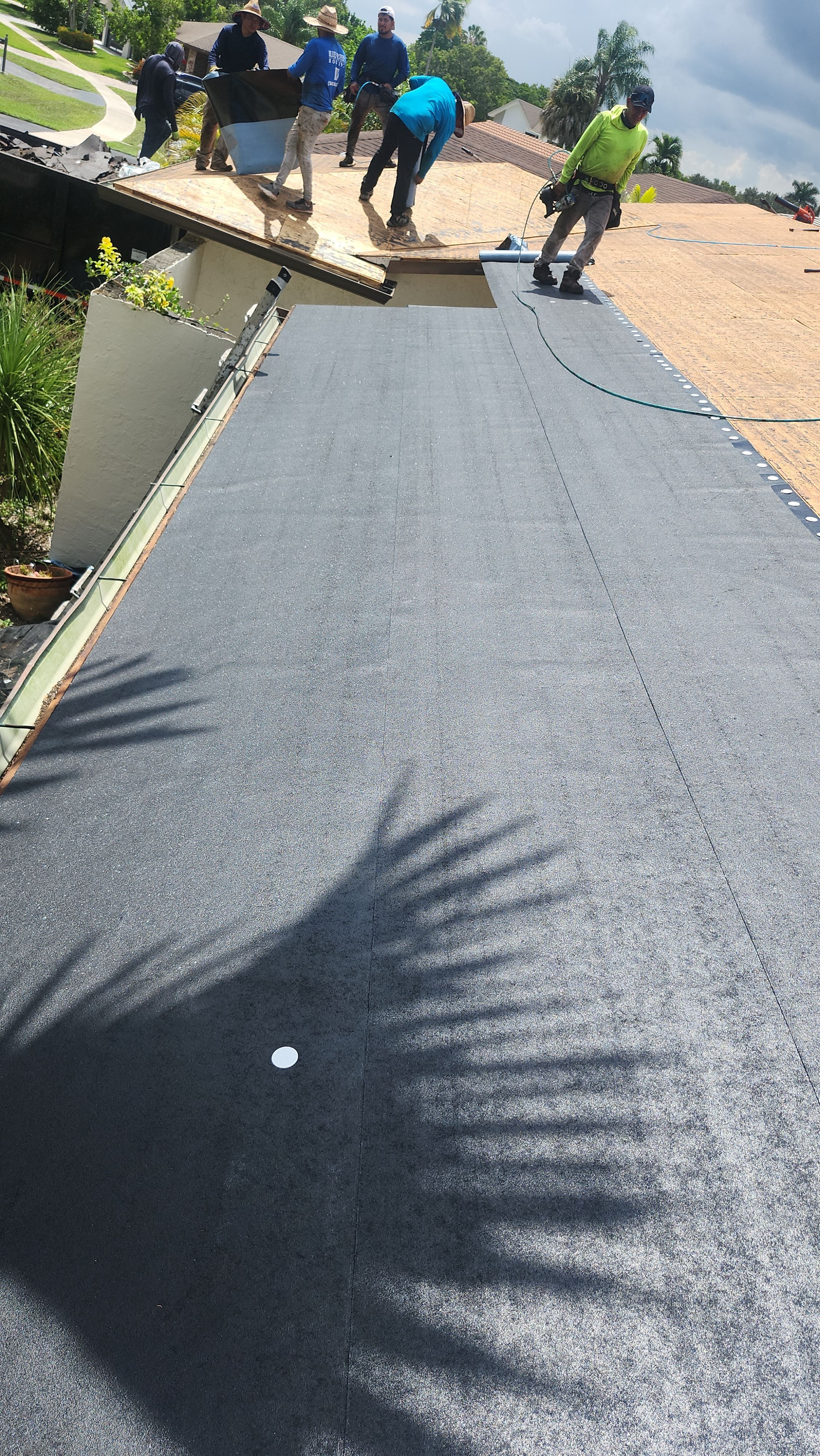 Asphalt Shingle Roof Replacement and Underlayment Installation in Boca Raton by Aastro Roofing