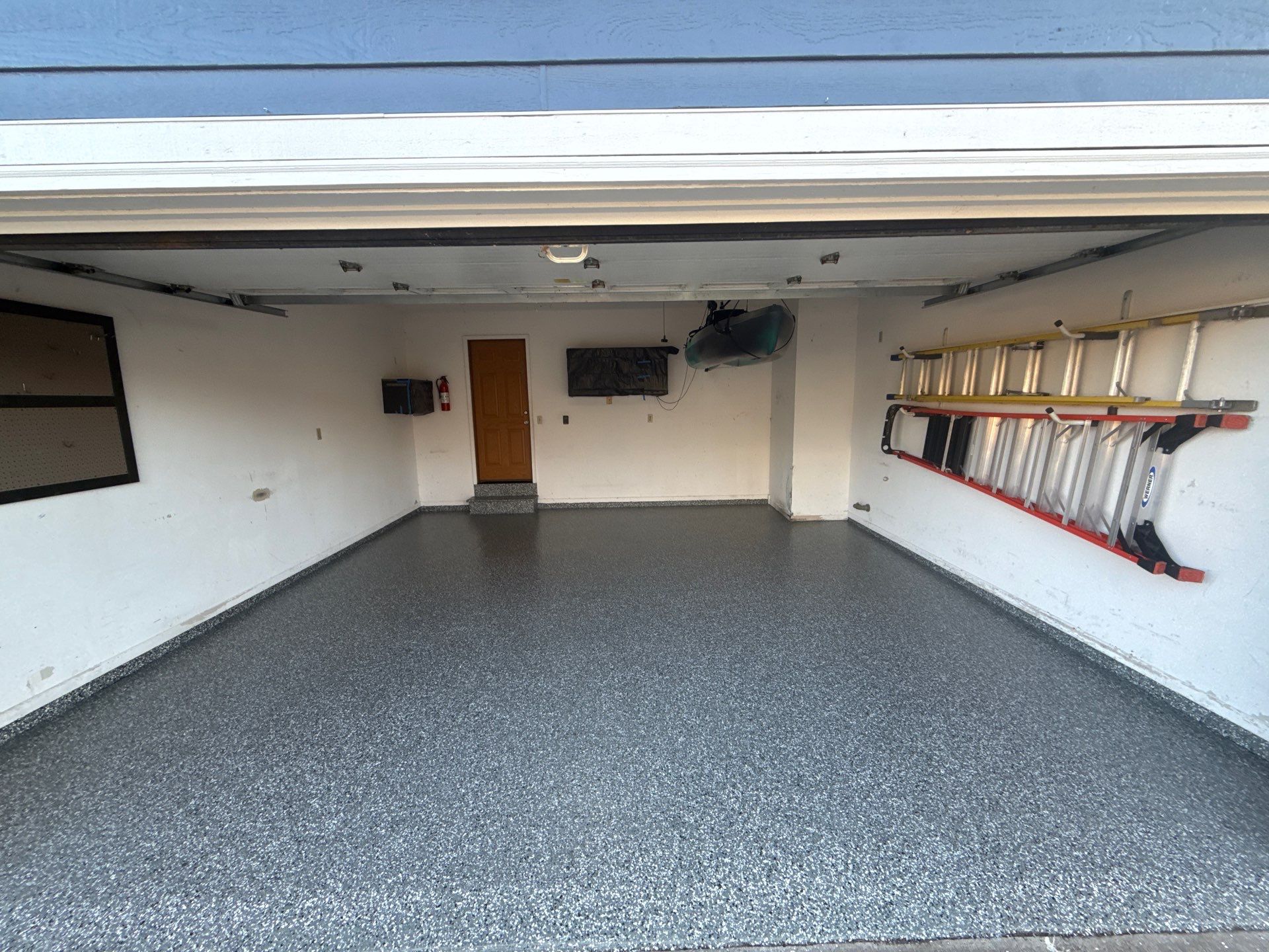 38 Year Old Garage Looking Brand New! by Revival Concrete Coatings, LLC