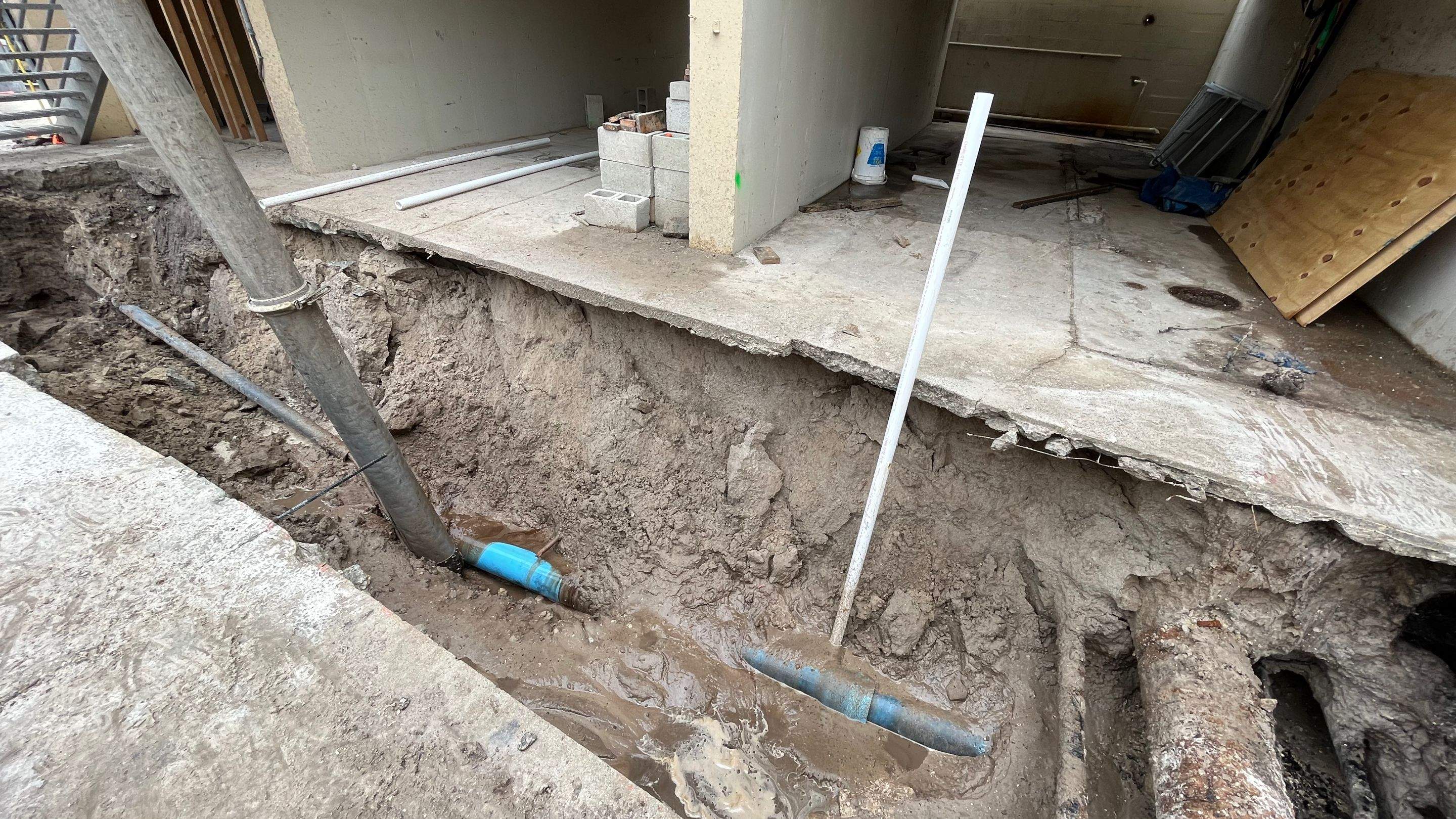 Ritz-Carlton NW Service Area Daylighting by Don Mar, Inc. Storm Water Solutions