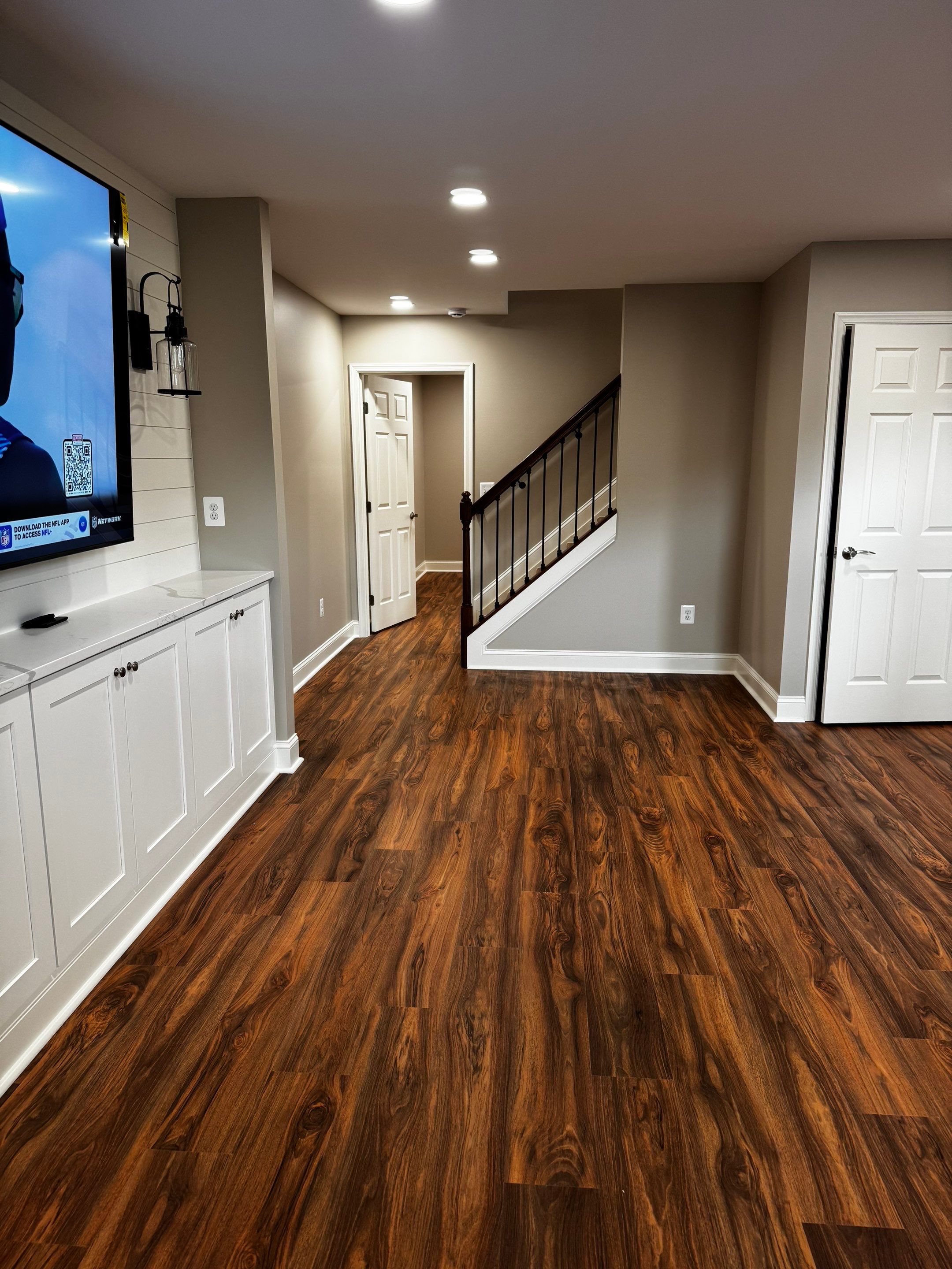 Full Basement Remodel in Sparks Glencoe by Bec Construction Llc
