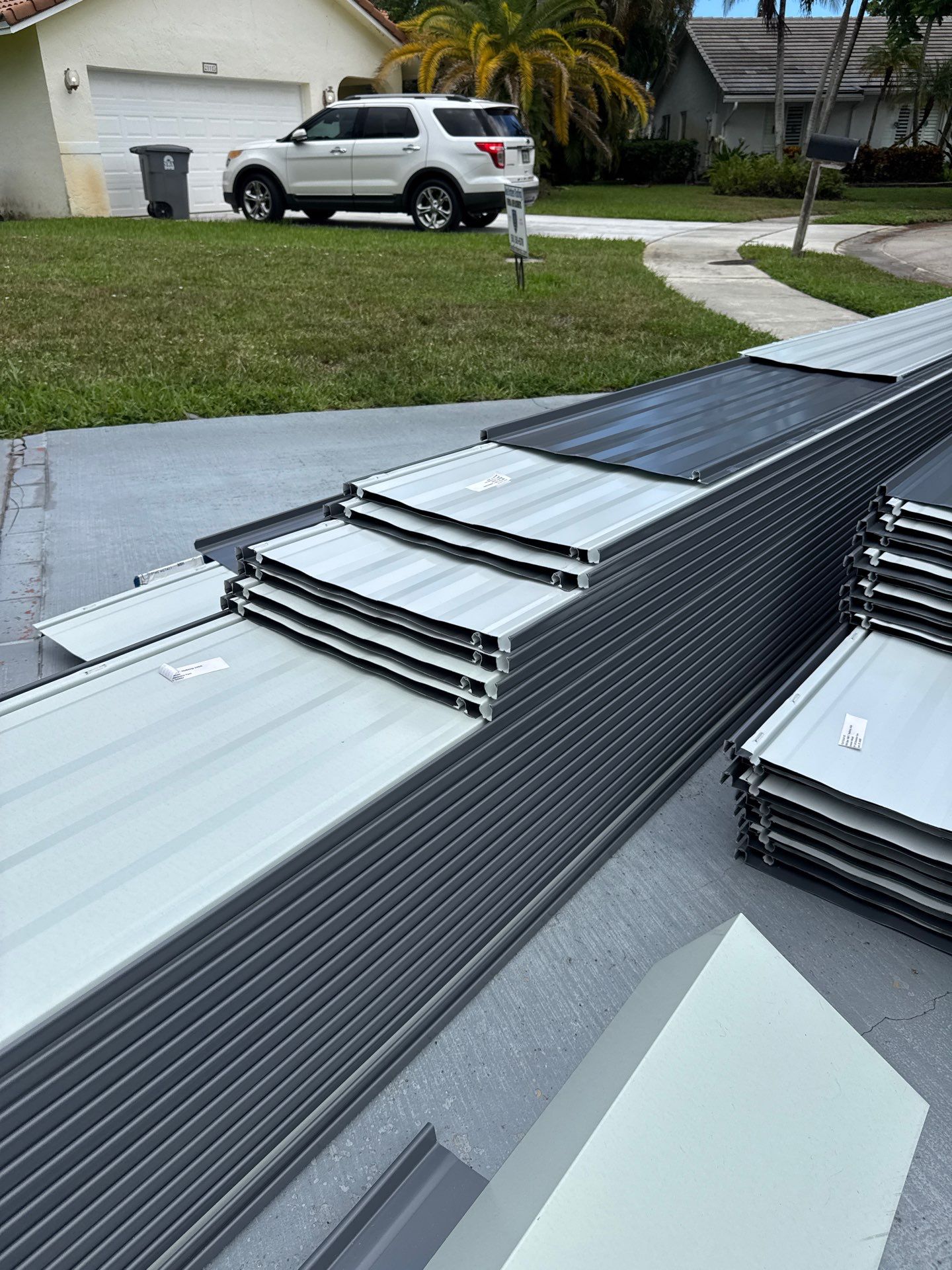 Residential Remodel using 1" Nail strip metal roof by BLUES BROTHERS ROOFING