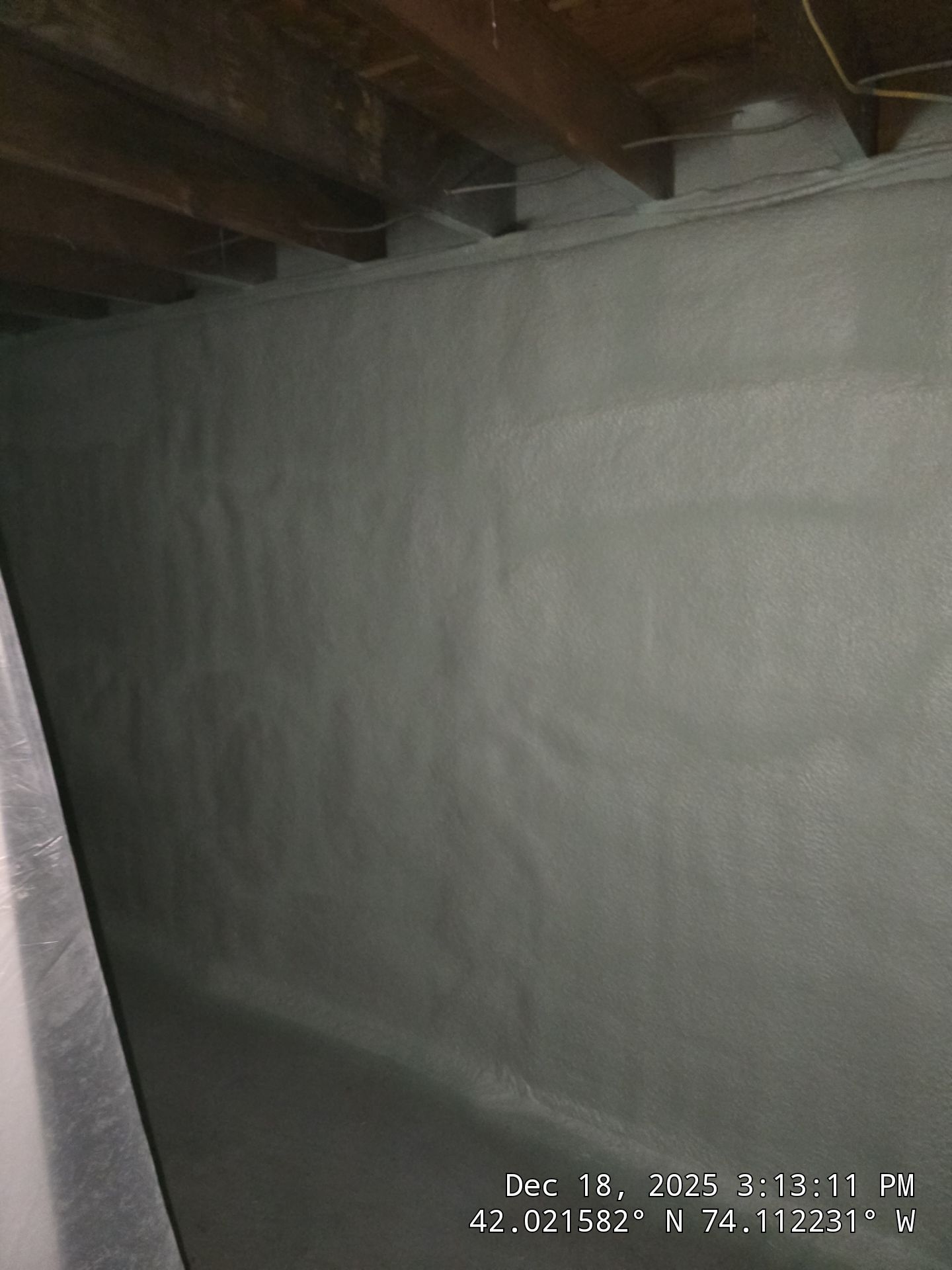 Attic Insulation using open cell spray foam by NYS Foam & Energy