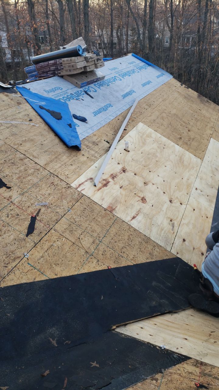 Burke Certainteed Landmark Pro MD Colonial Slate New Roof Installation by RM Banning, Inc.