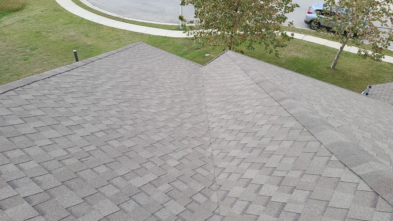 Residential Roof Replacement with Oakridge Asphalt Shingles in Leander by Caliber Restoration LLC