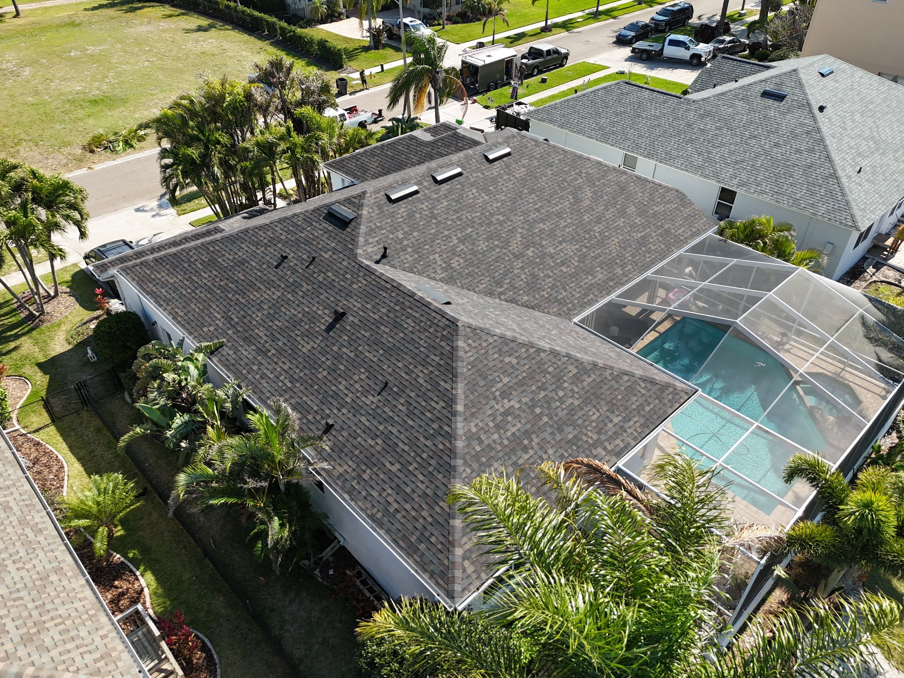 Roof replacement in Apollo Beach, FL. by Steadfast Roofing