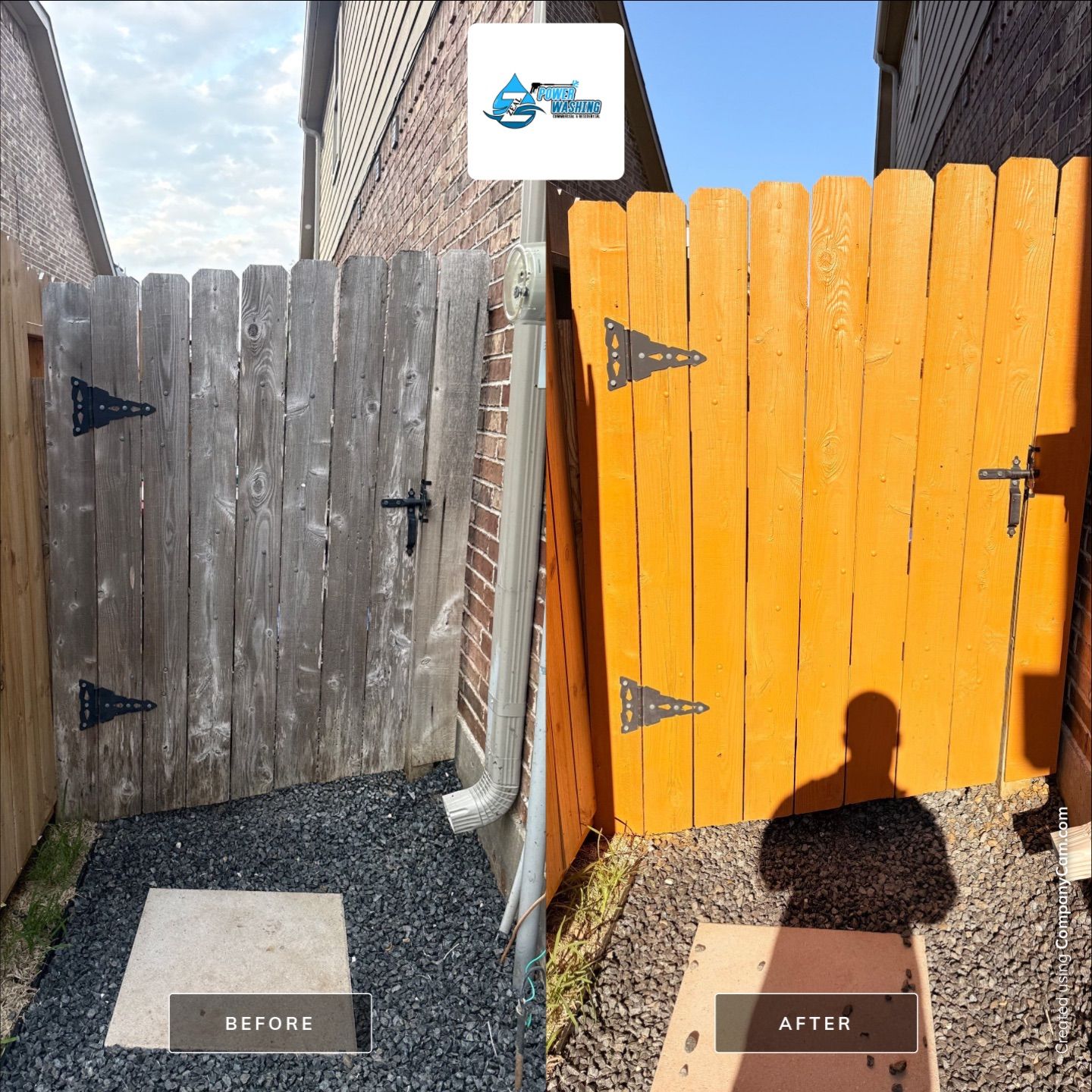Residential Wood Fence Restoration and Protective Staining in Katy by Zeal Power Washing