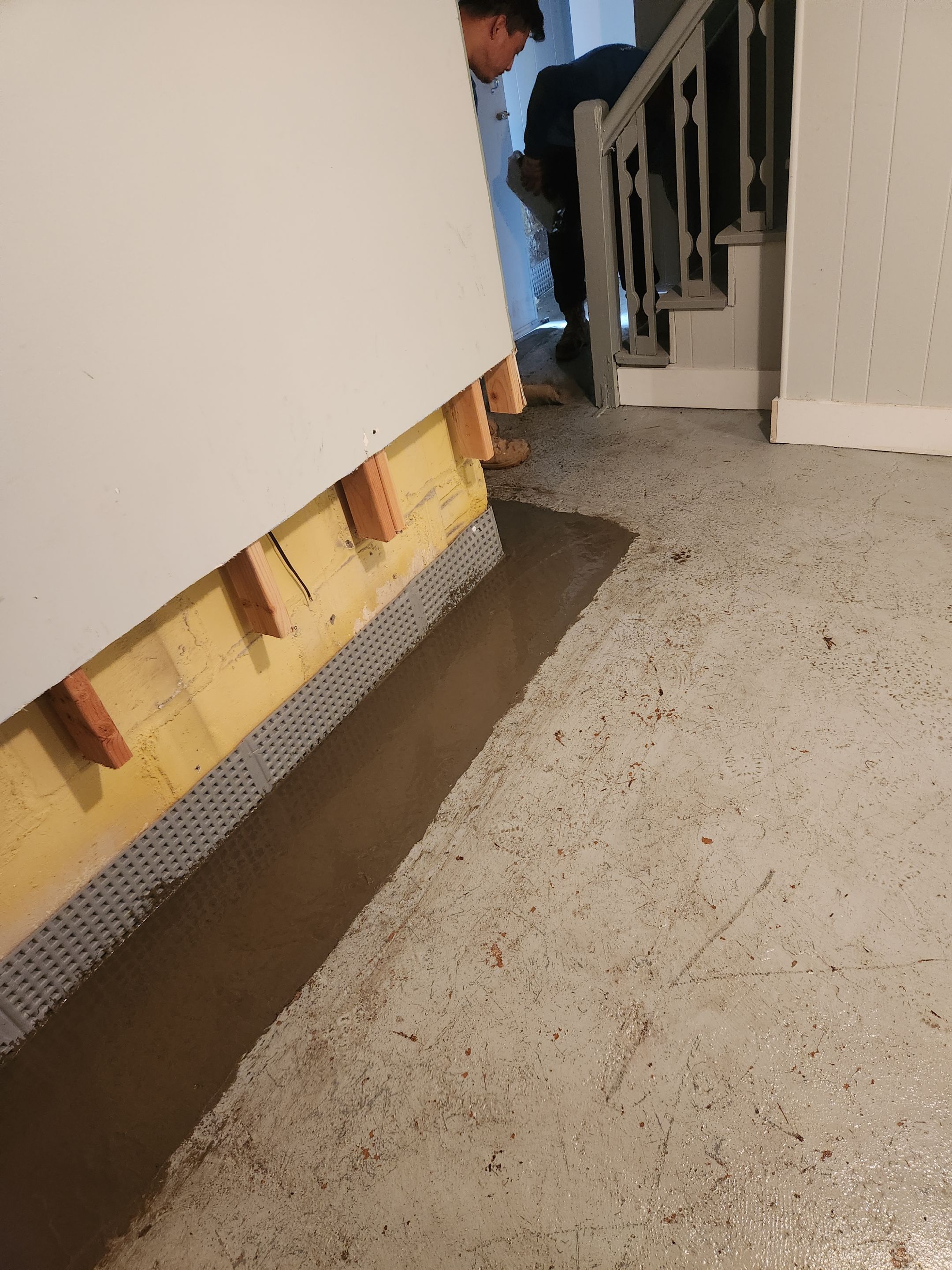 Interior French Drain West Orange NJ by Pure Service Pro, LLC 