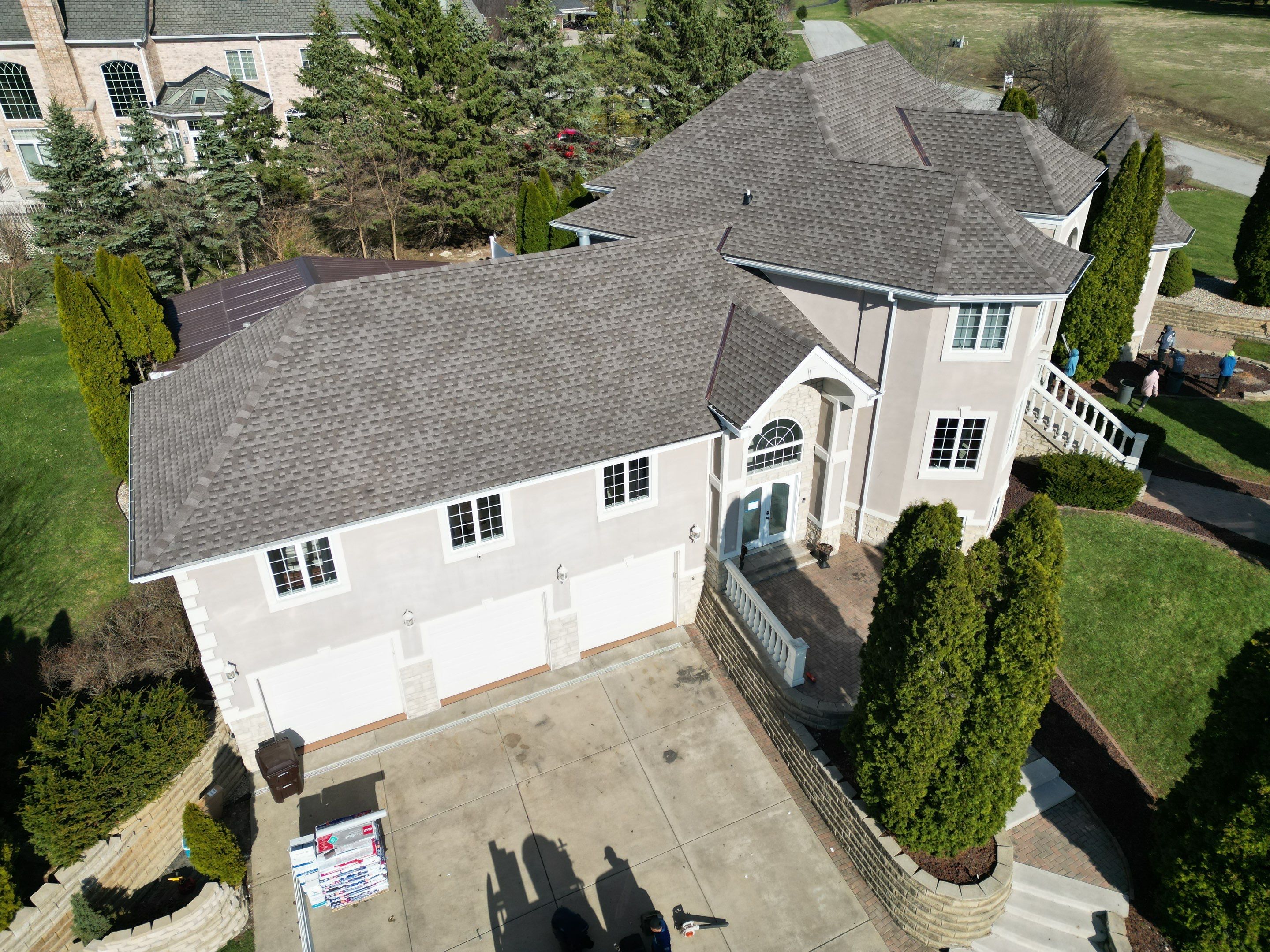 GAF Lifetime Roofing System Weathered Wood Color by Optimal Home Improvement 