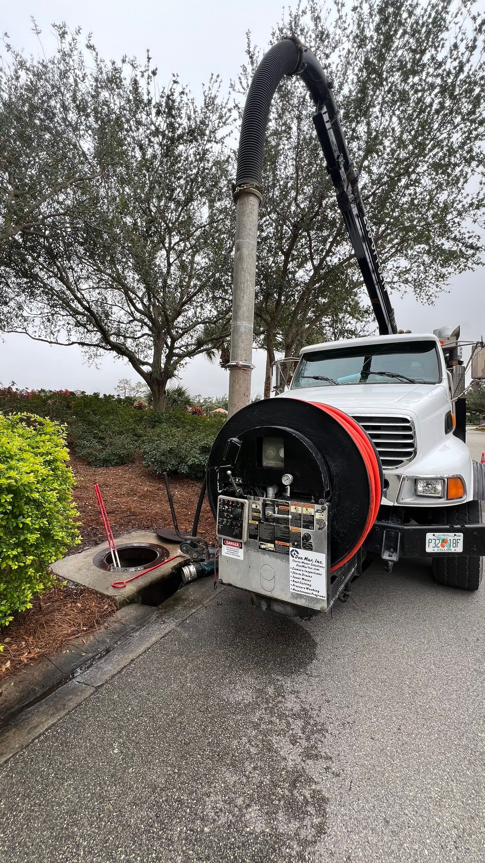 Cleaning Two Clogged Catch Basins for a Community by APS Power & Water