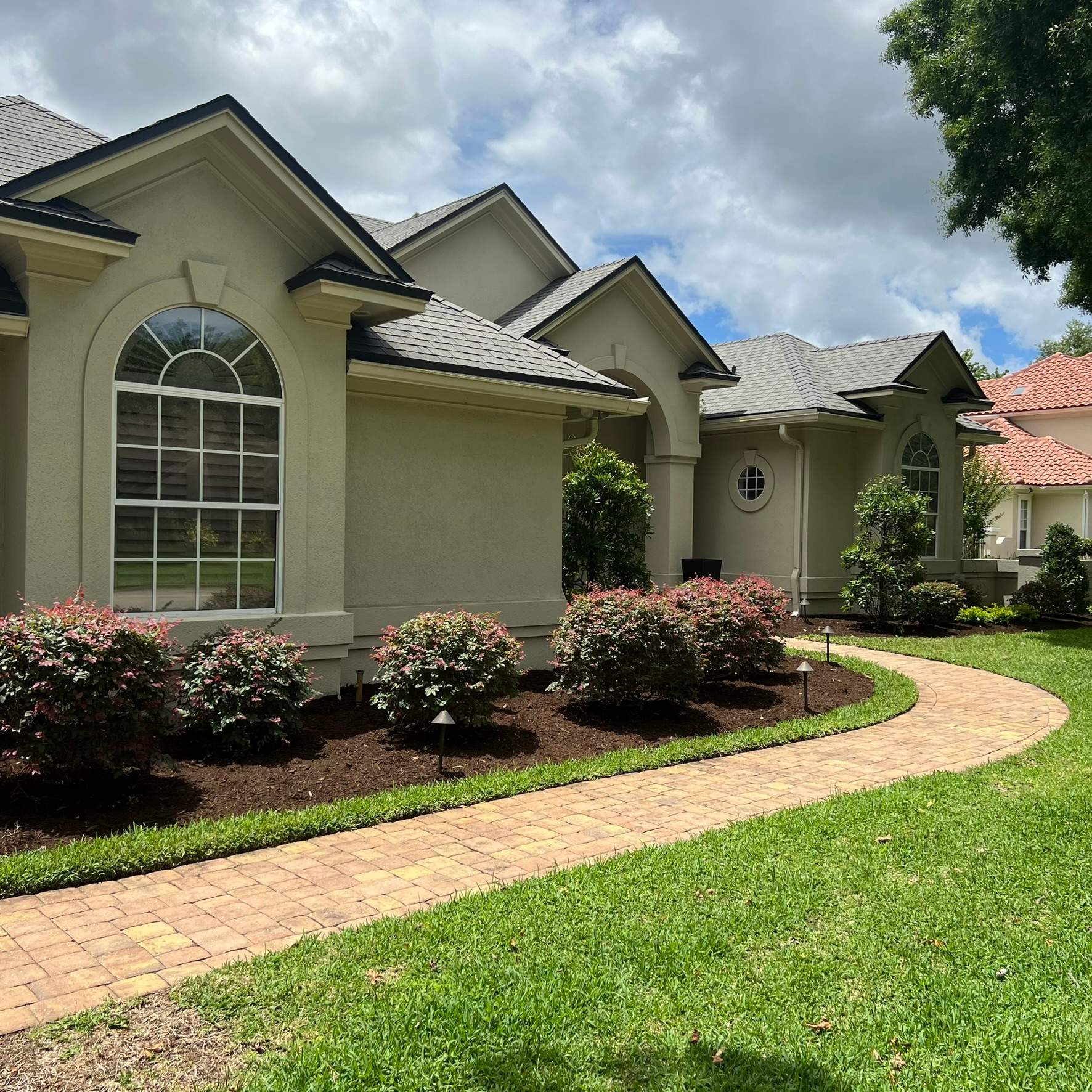 Plant & Mulch Installation | Deerwood Country Club by ProGreen Services