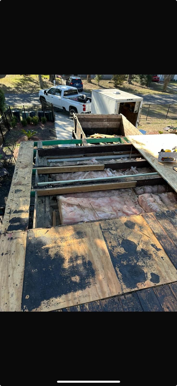 Flat Roof Renovation Due to Water Accumulation by urban green energy llc