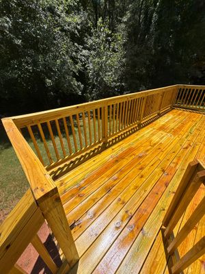 Wood Deck using Wood Sealant