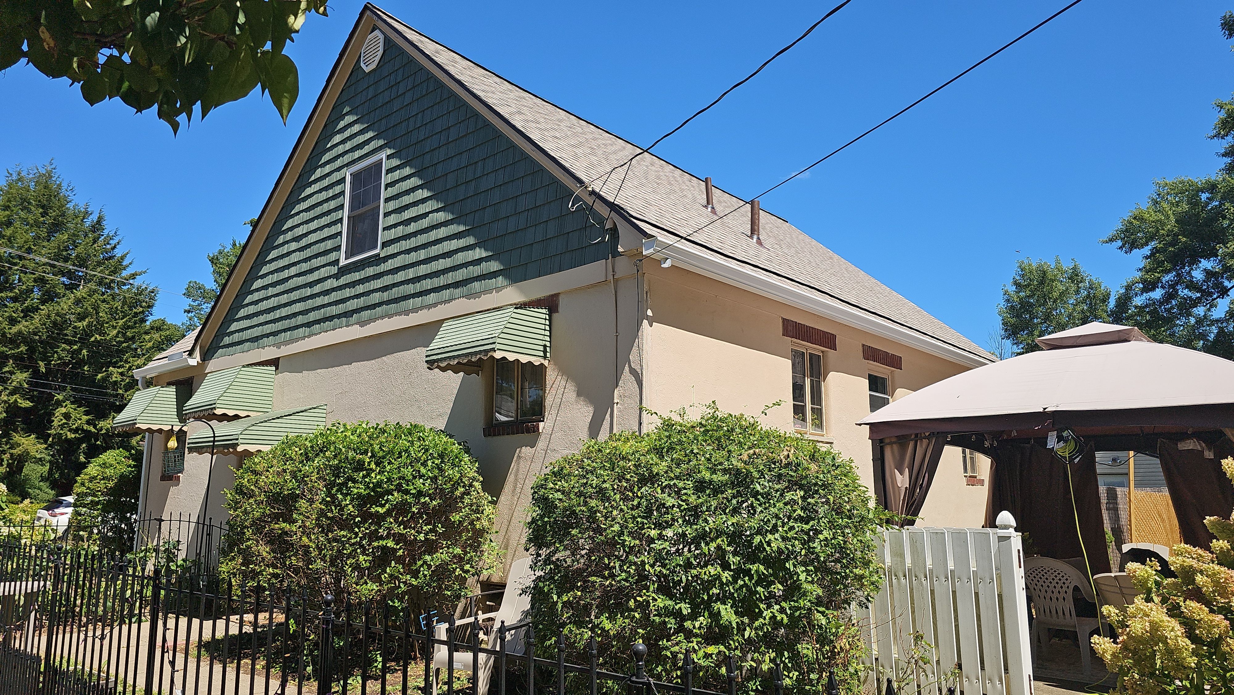 Atlas Pinnacle, Color, Tan Mist, Drip Edge, Color, Royal Brown by Eagle Eye Roofing