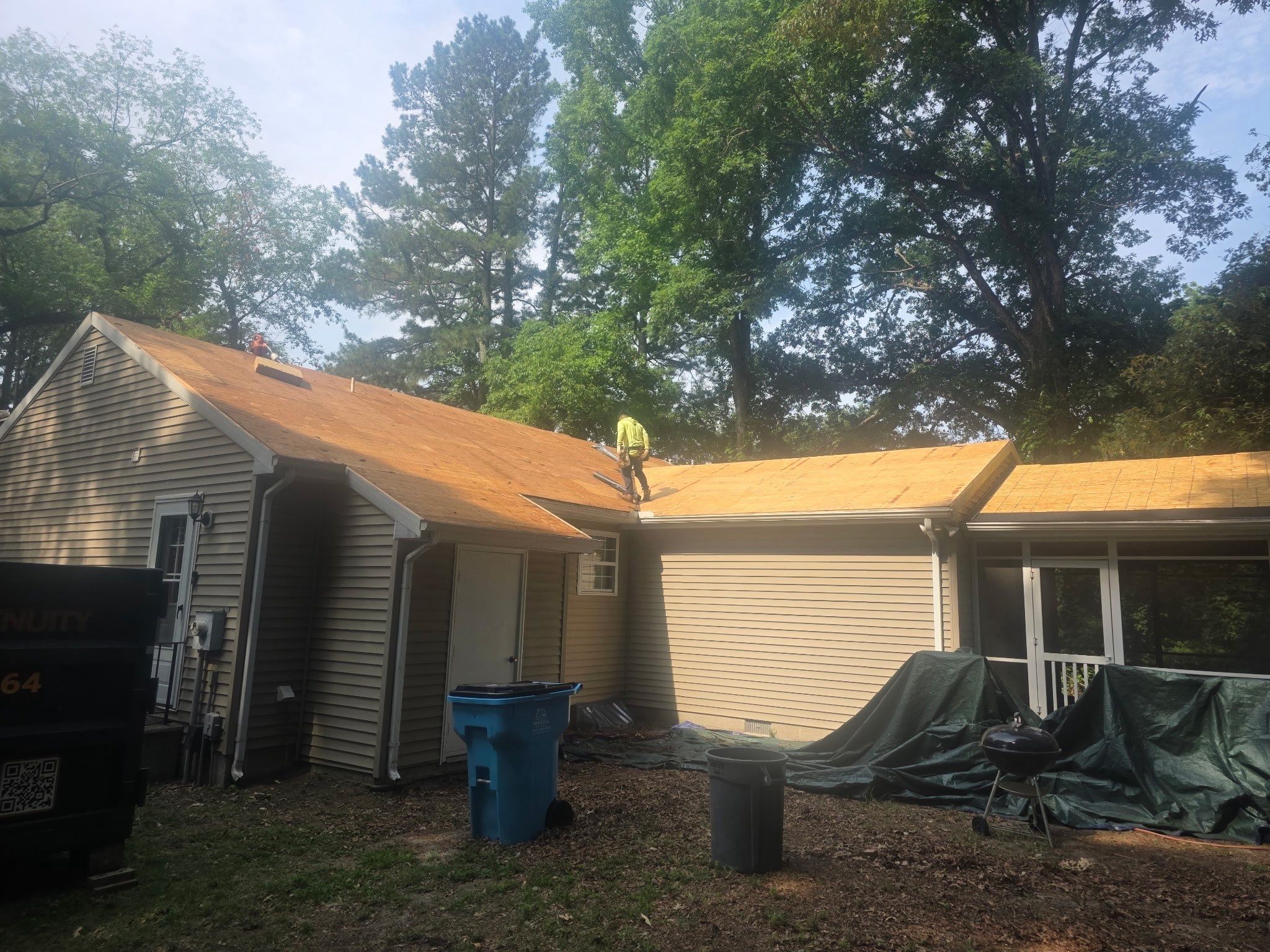 Full Residential Roof Replacement with Architectural Shingles in Salisbury by First Chesapeake Roofing