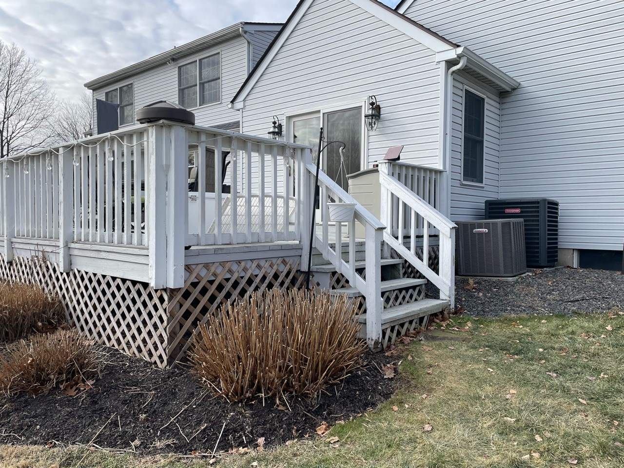 New deck With A frame porch In Morrisville PA by deck guardian