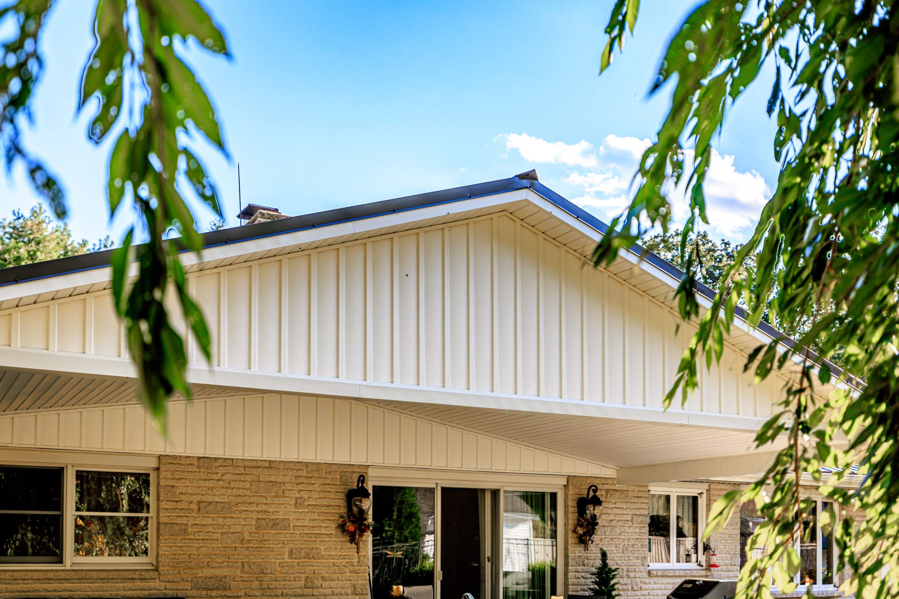 Metal Roof and Gabled Porch Addition in Hegins by Esh Builders