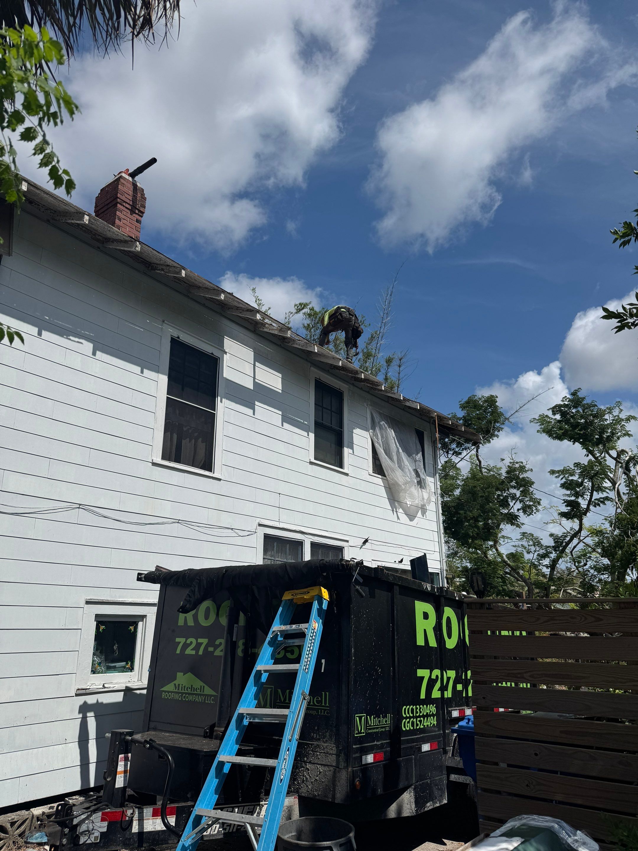 Project in St. Petersburg by Mitchell Roofing Company LLC