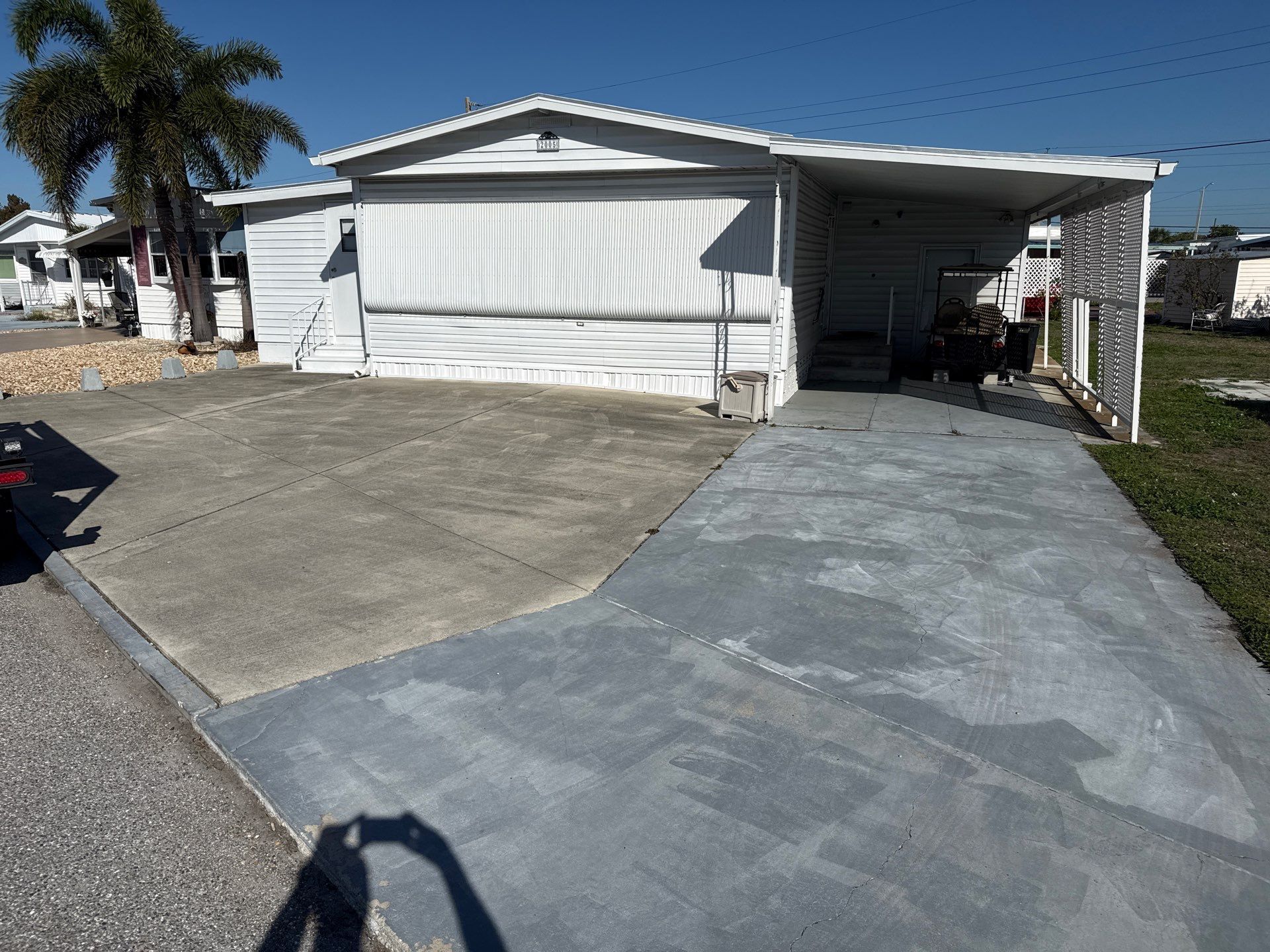 Trailer Estates Mobile Home Cleaning + Driveway & Patio Wash | Bayshore Gardens, FL by Sunshine AquaWash