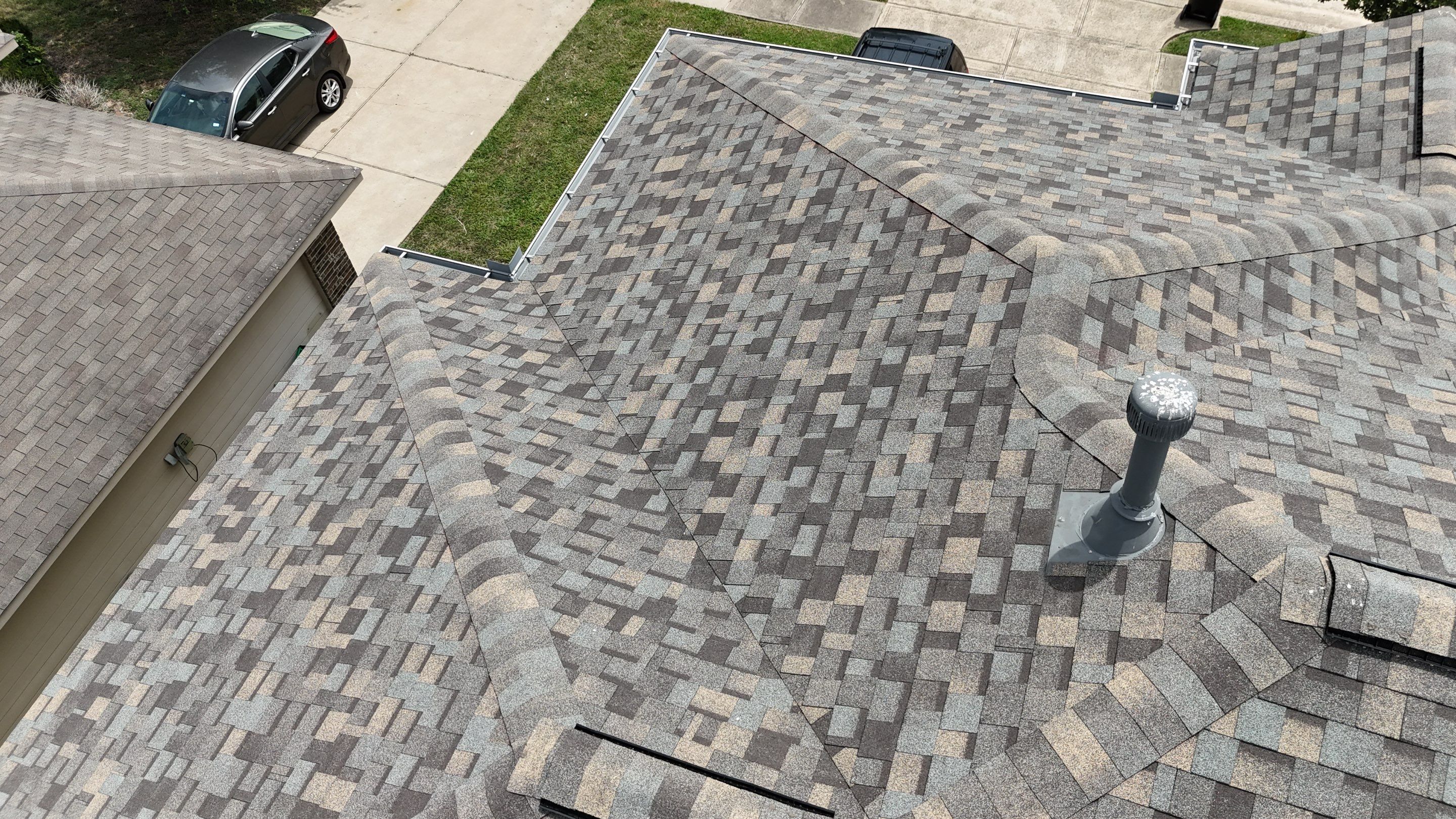Residential Roofing Installation using IKO Dynasty by Core Four Roofing