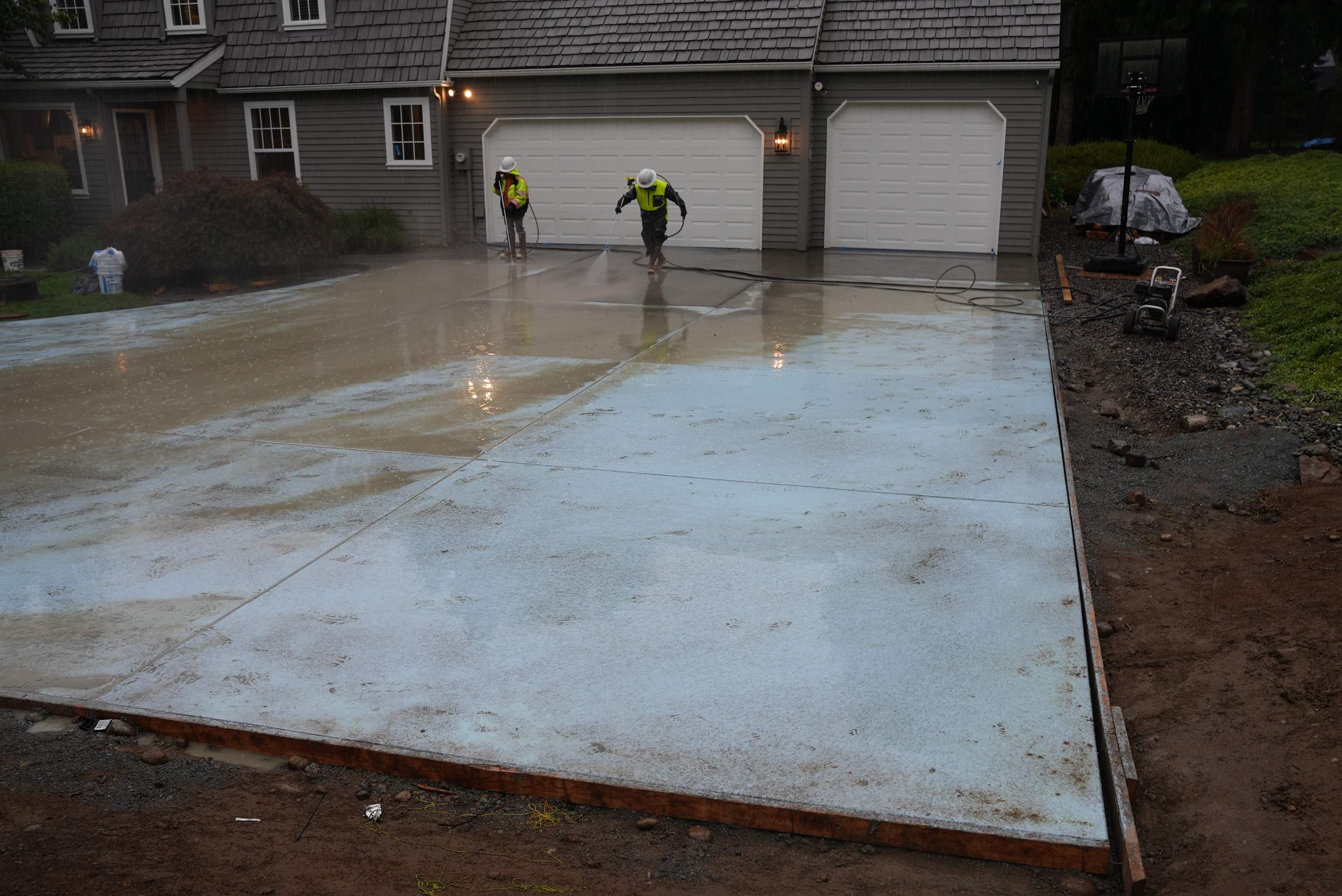 Sand Finish Concrete Driveway & Power Wash | Woodinville  by Jireh Asphalt & Concrete Inc 