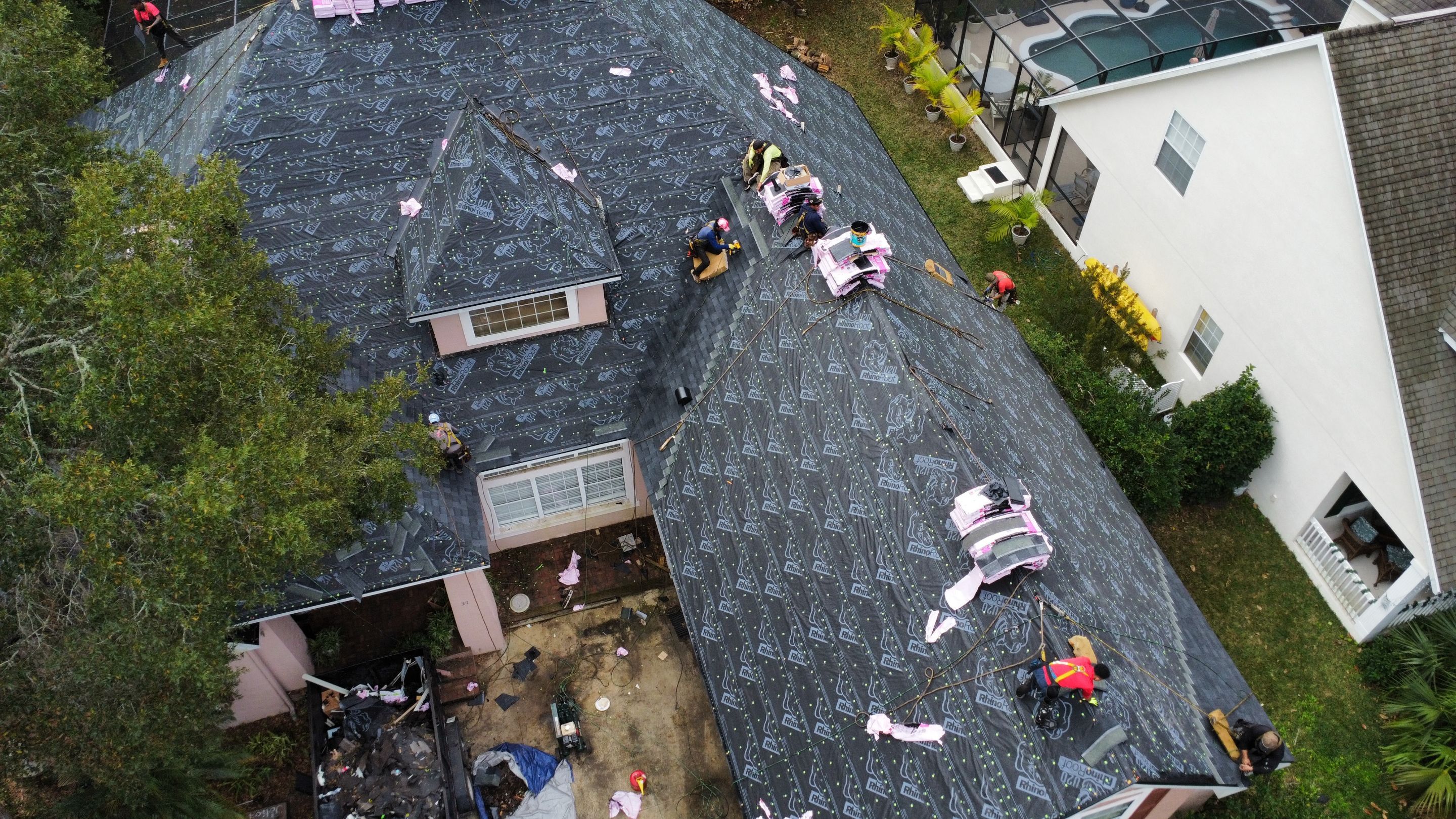 Full Residential Roof Replacement and Re-Decking in Flagler Beach by Trinity Restoration and Roofing LLC