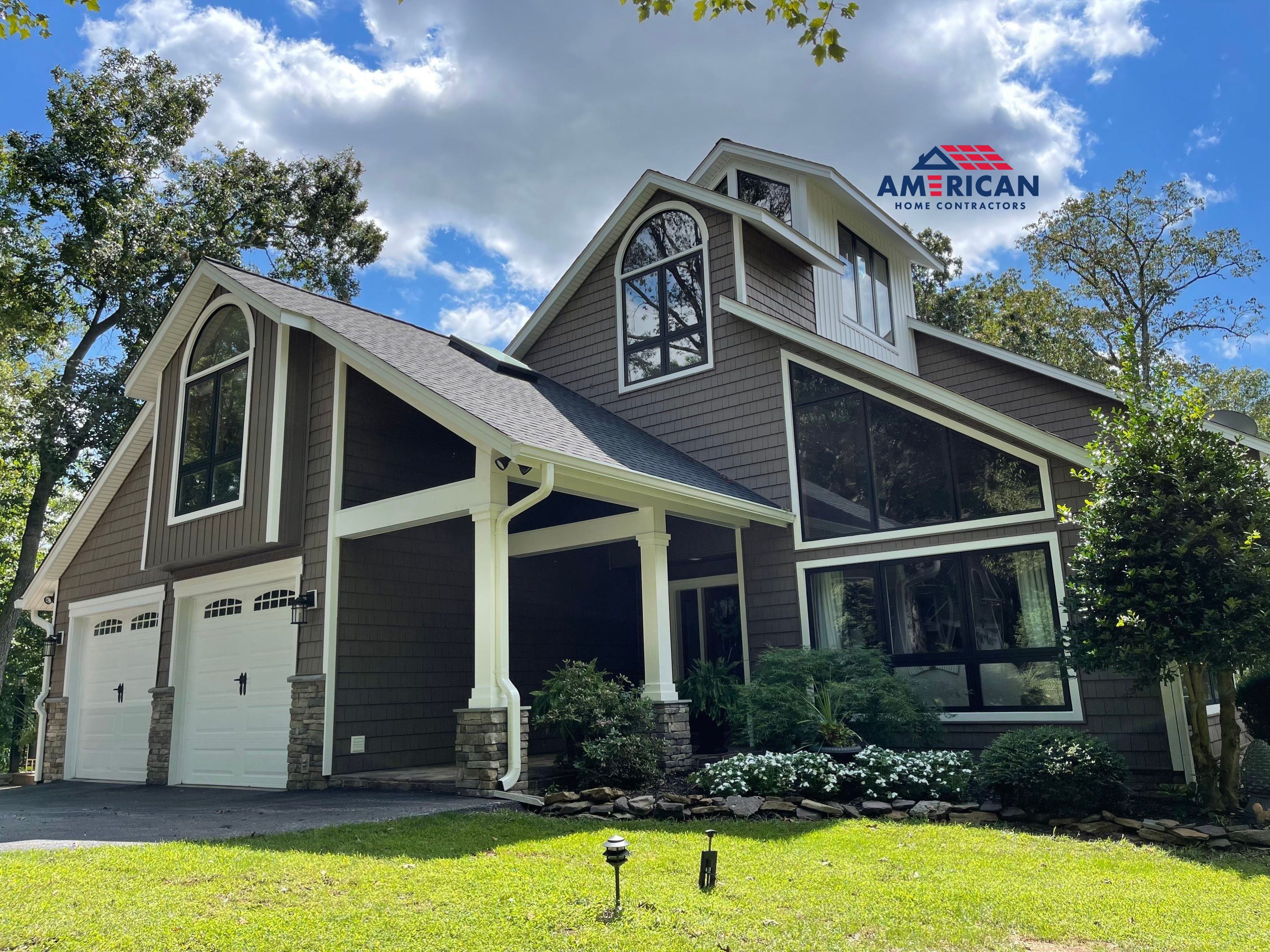Roof, Siding, Soffit, Trim, and Gutter replacement by American Home Contractors