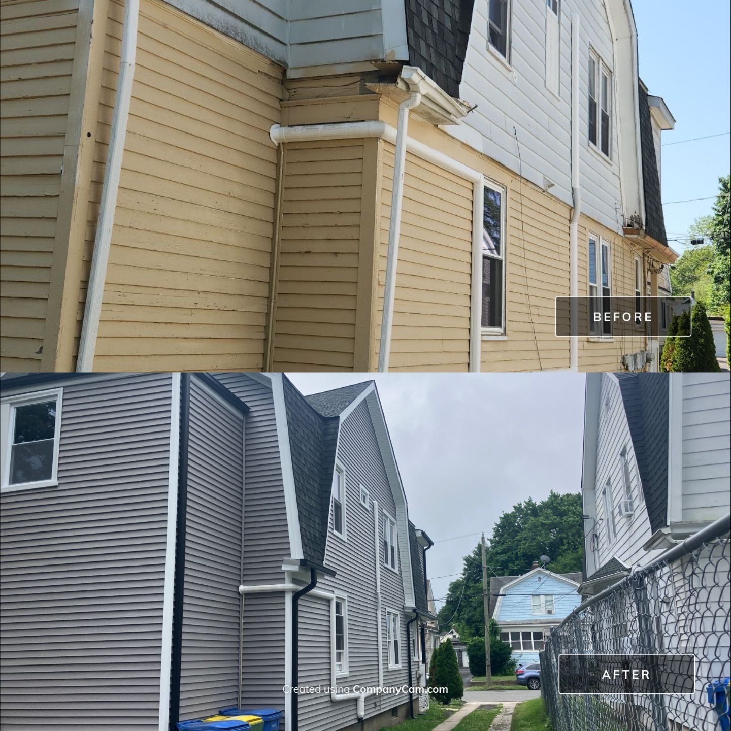 Siding Rejuvenation with Cert Monogram D/4  12'6' clapboard, Granite Gray by DiGiorgi Roofing and Siding Inc