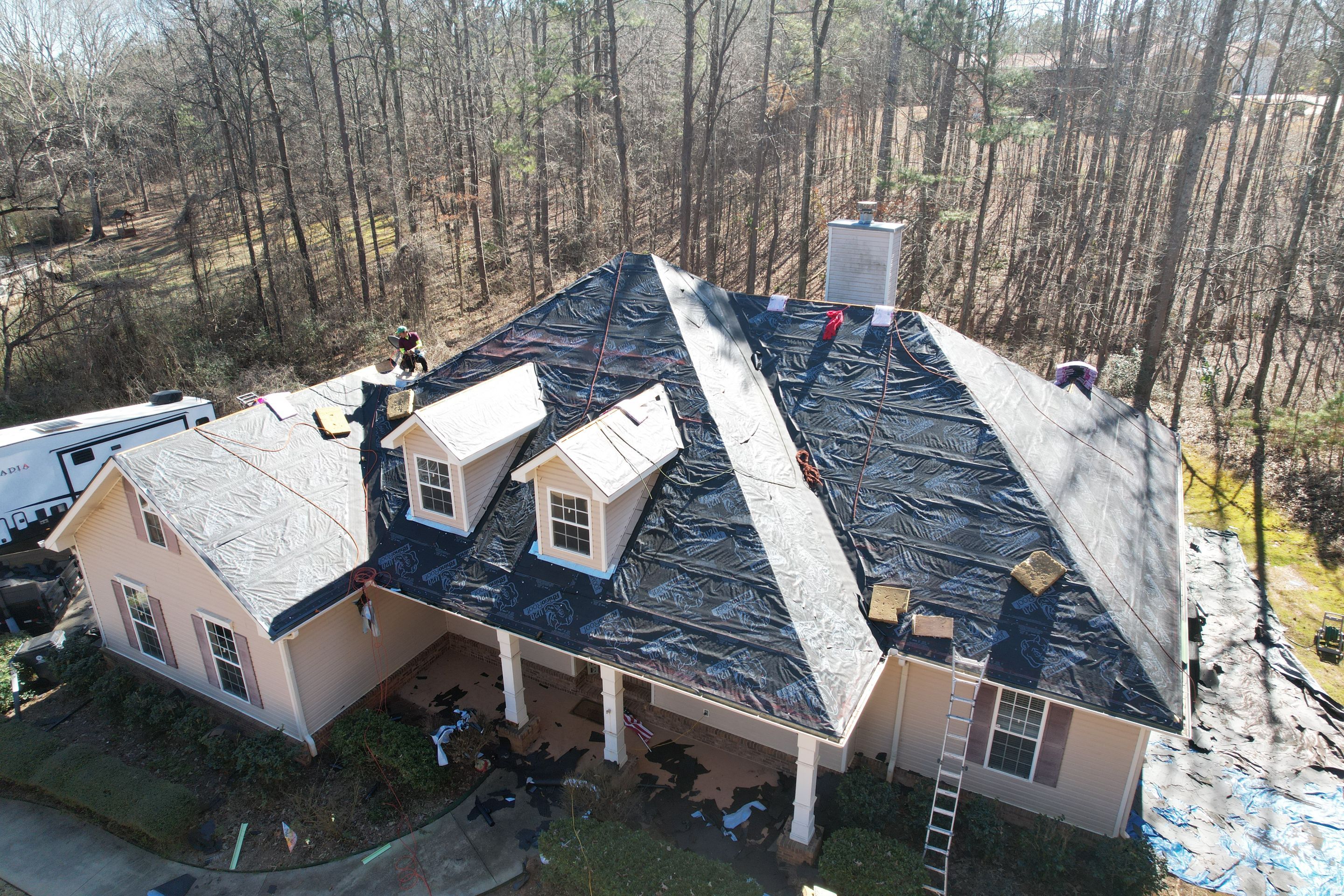 Residential Roofing Installation using Owens Corning by Inspector Roofing and Restoration