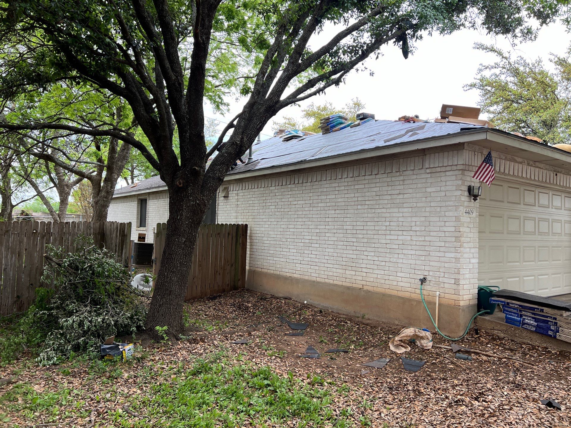 Rental property upgrade using CertainTeed Landmark shingles. by Oakwood Roofing and Construction, LLC