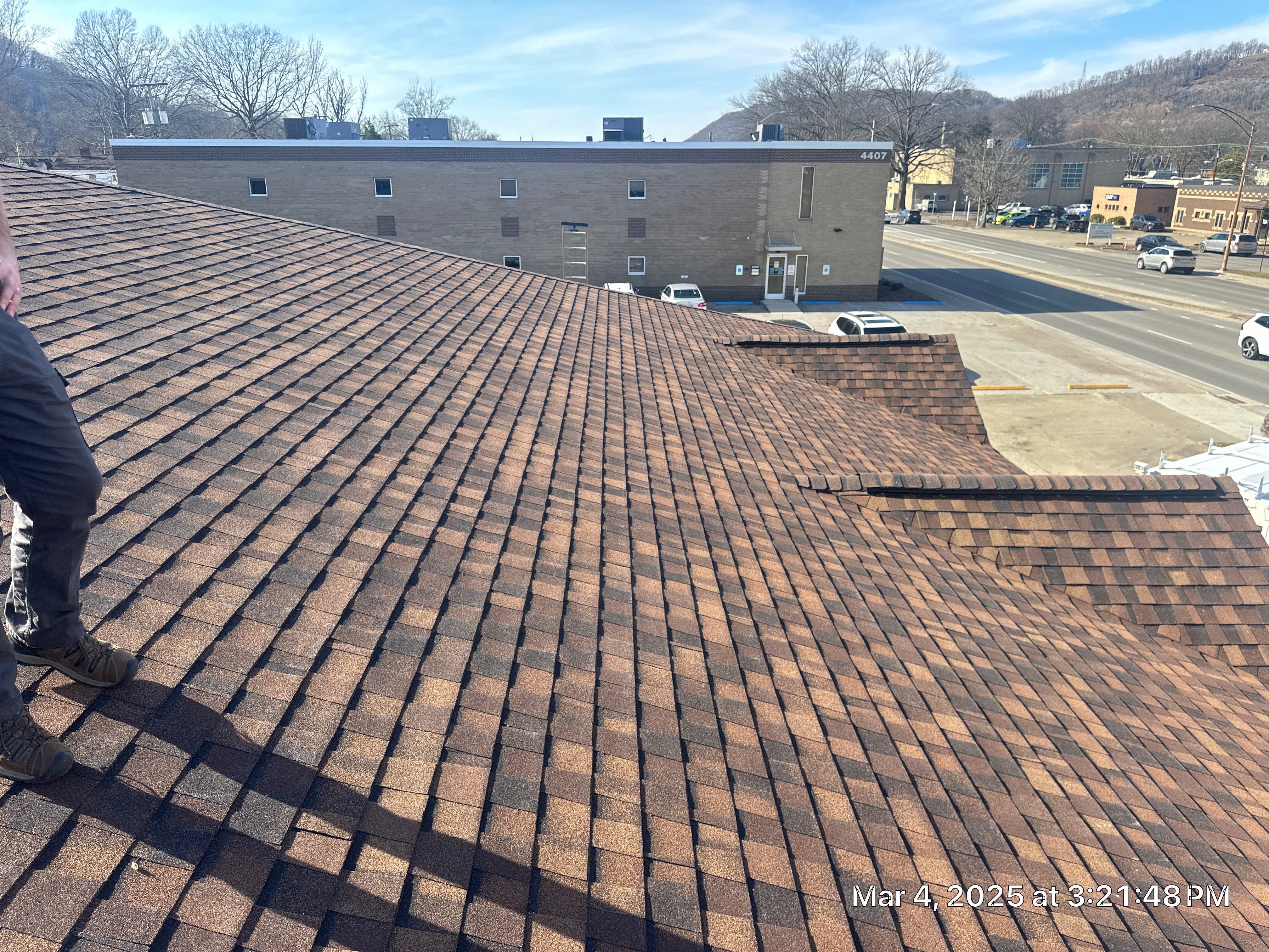Commercial Roofing Installation using Certainteed Landmark Pro Shingles by Fahey Roofing + Contracting