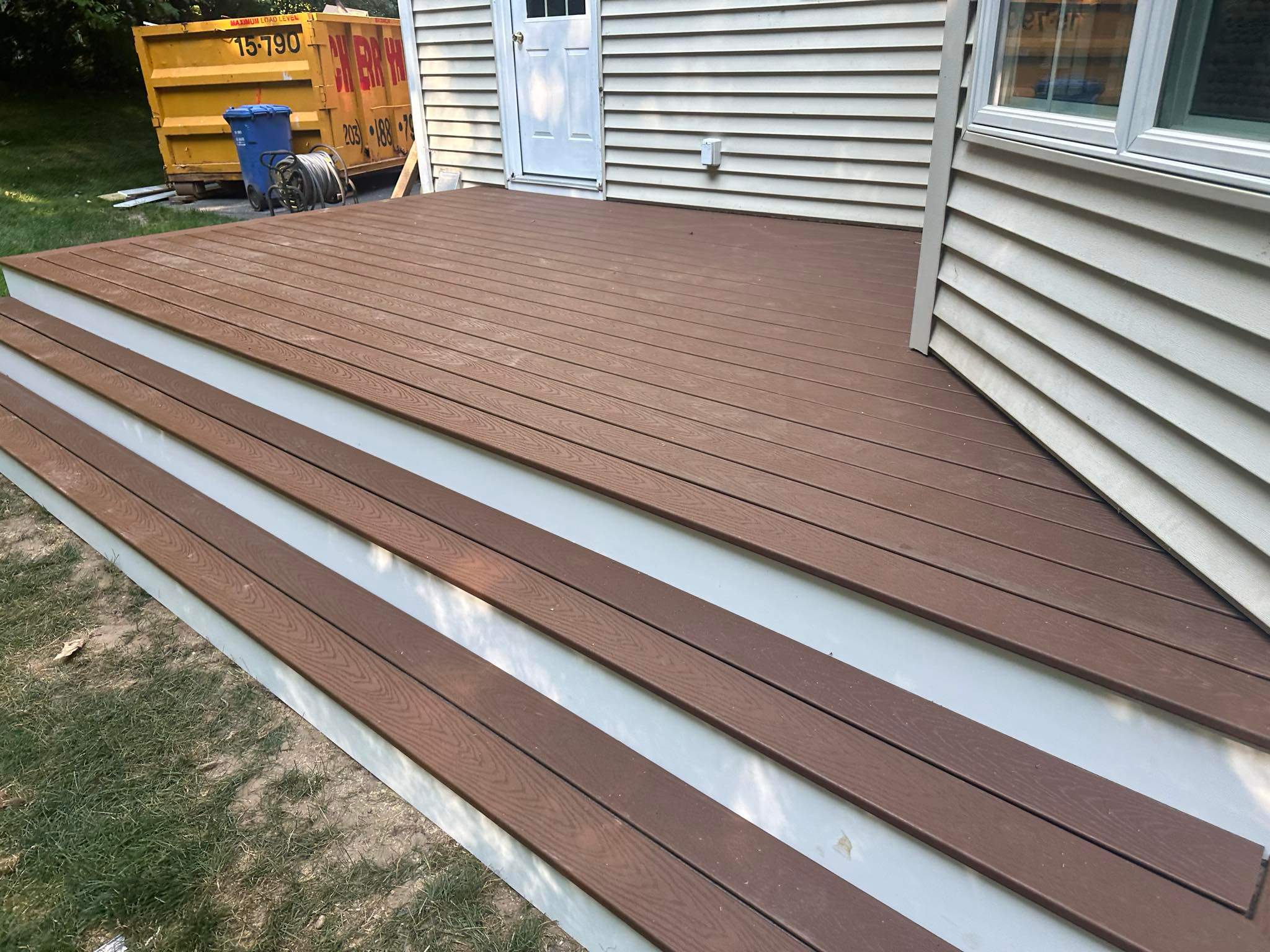 Deck Replacement Trex Select Saddle by DiGiorgi Roofing and Siding Inc