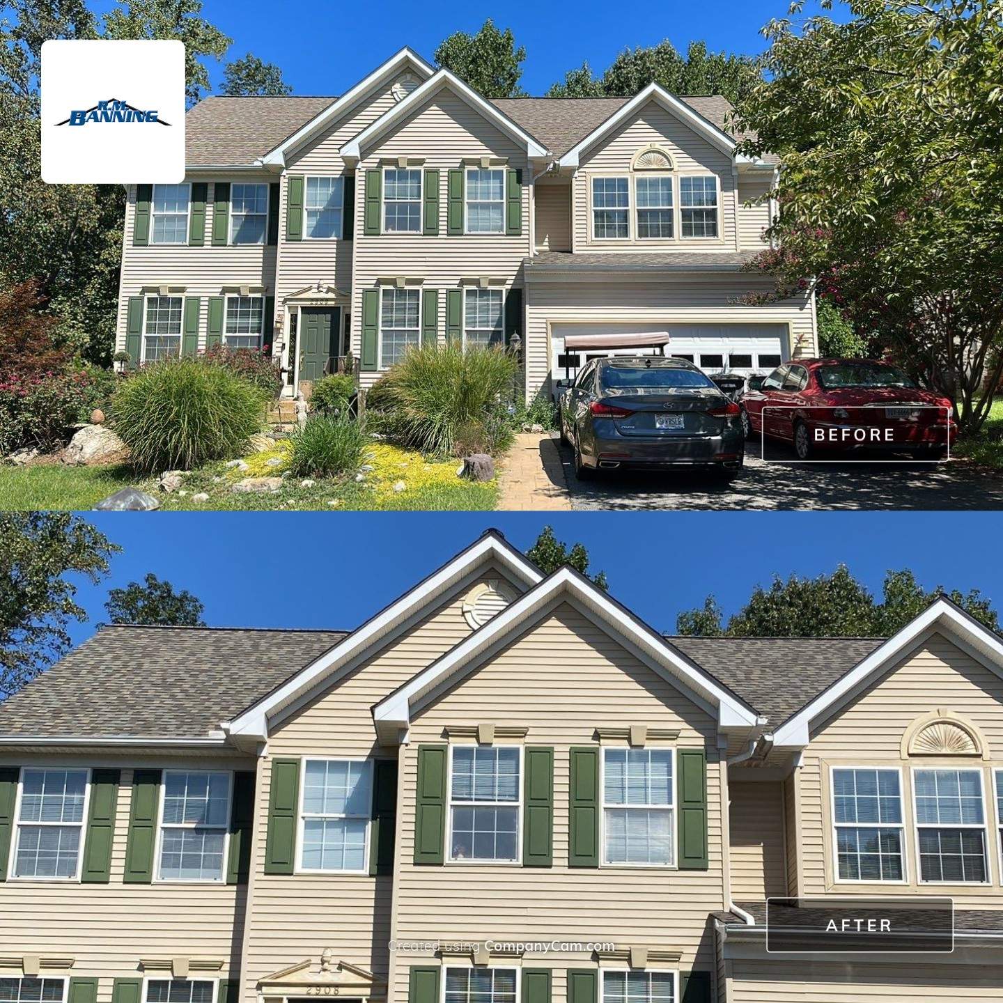 Dumfries: CertainTeed Landmark Pro Designer Shingles in Max Def Weathered Wood by RM Banning, Inc.