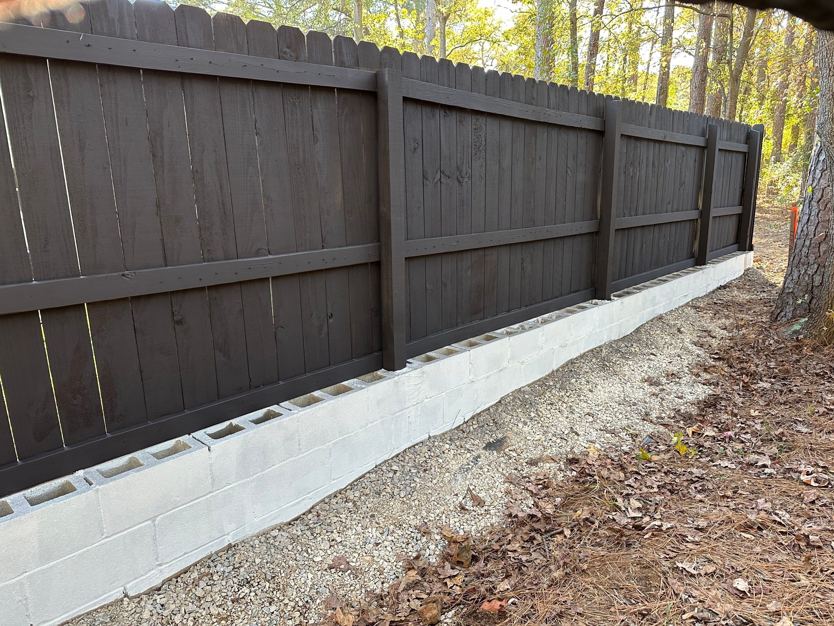 Hide-a-way Lake, Tx. Fence Staining and Interior Work by Quality Coats Painting