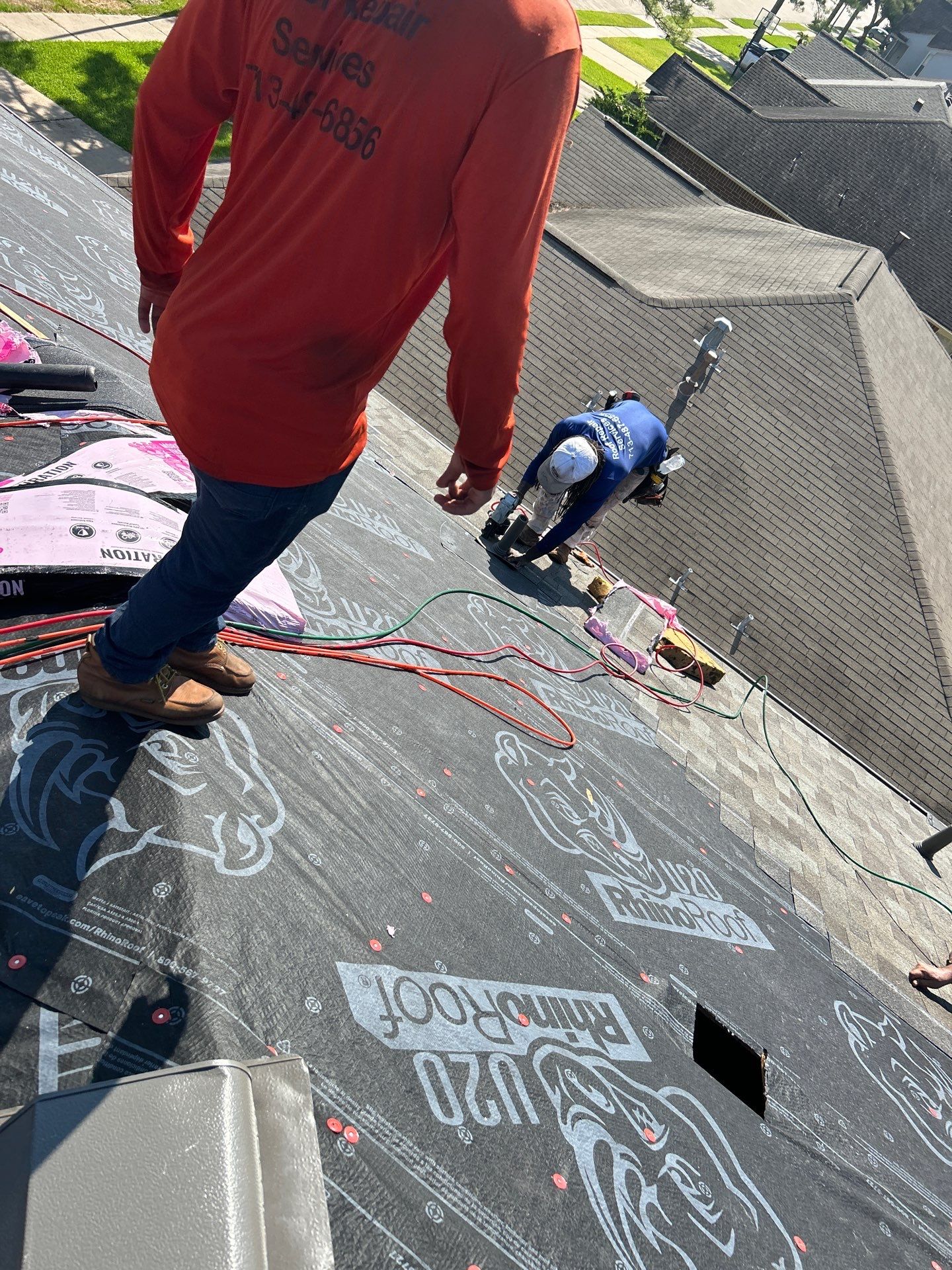 Residential Roofing Repair using Owen's Corning Duration (Lifetime) Shingles by Roof Repair Company