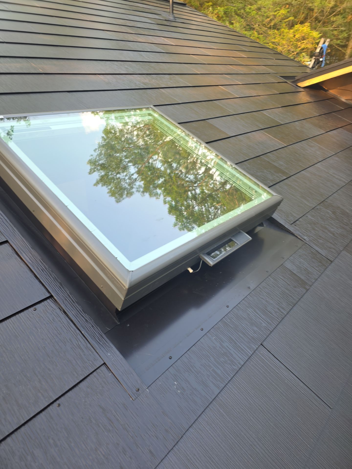 Stunning Tesla Solar Roof Cabin in the Woods by American Home Contractors