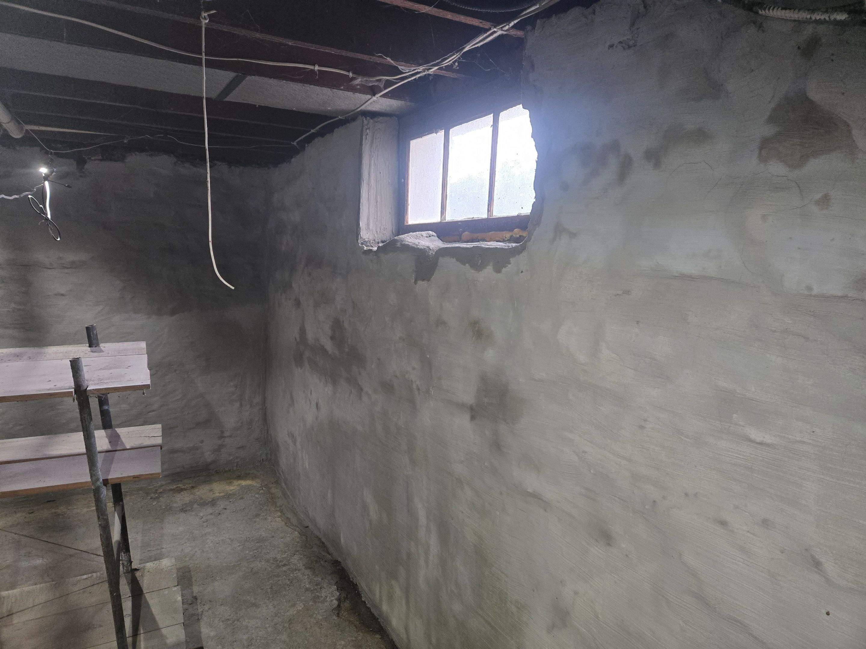 Full Limestone Foundation Restoration using sprayable geopolymer concrete by Allied Water Services