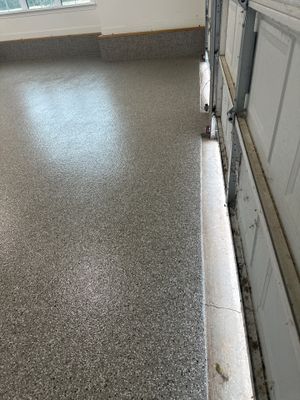 Garage Floor Coating using Creekbed