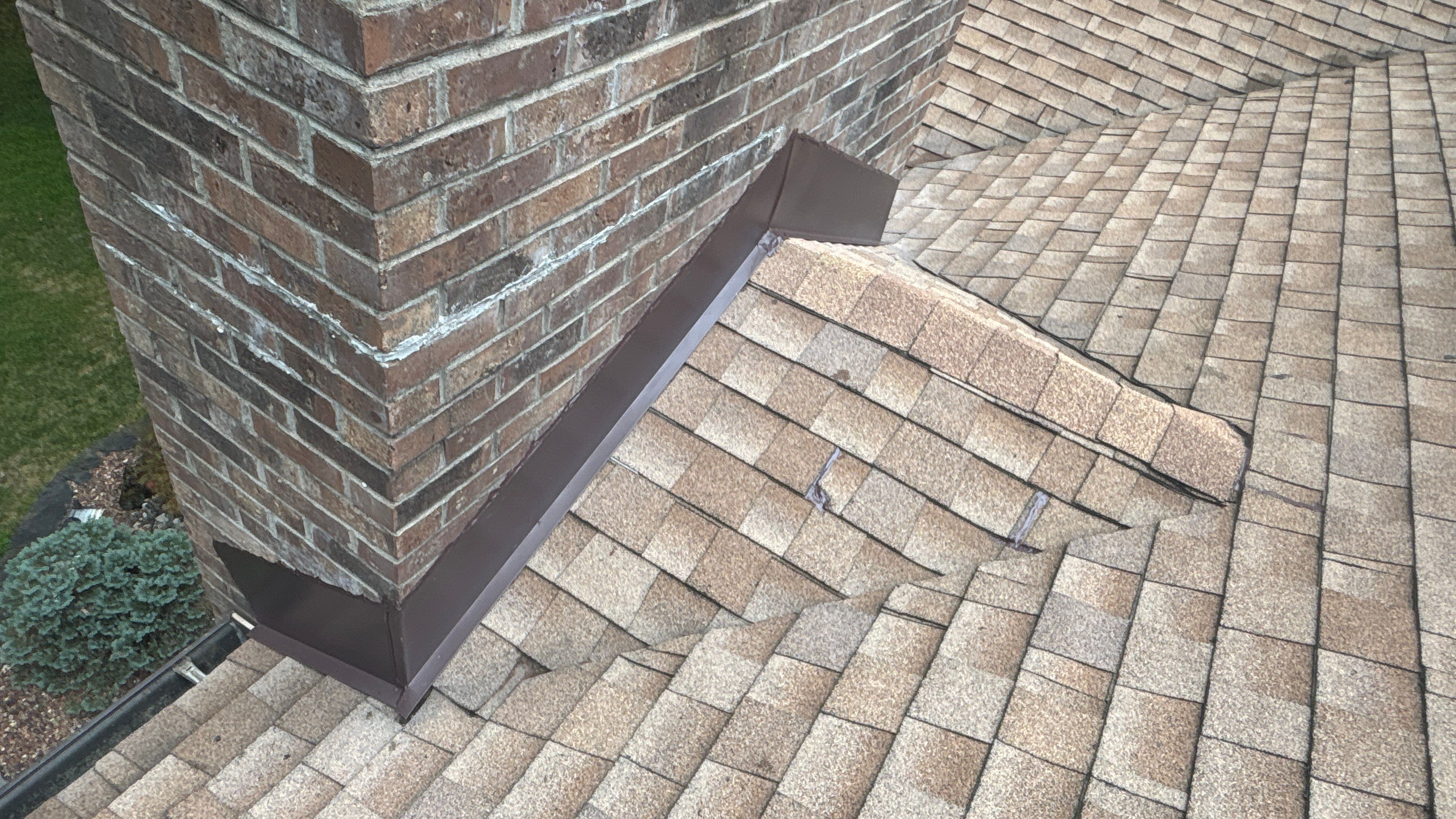 No Job is too small! Chimney Re-flashing. by Maven Roofing & Exteriors LLC