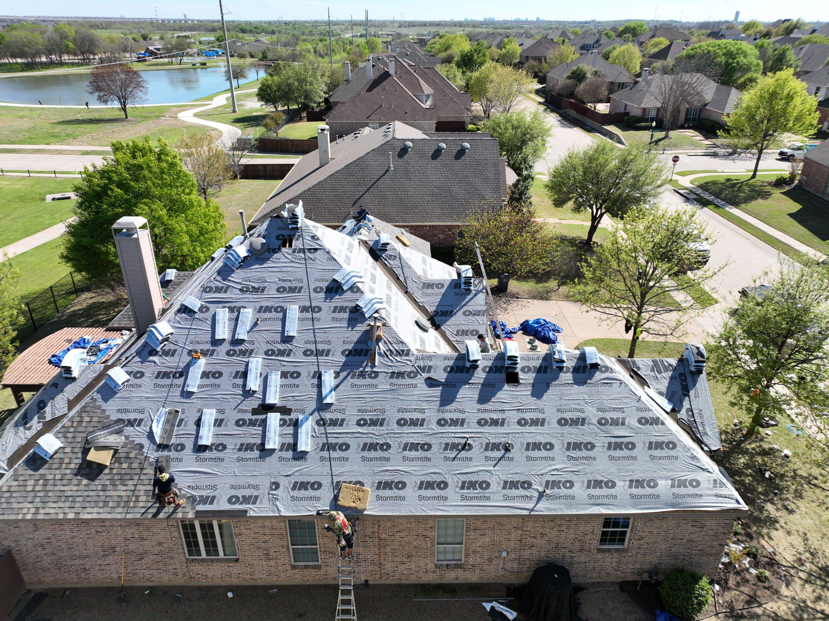 Residential Roofing Installation using Iko Dynasty by Becker Roofing and Exteriors